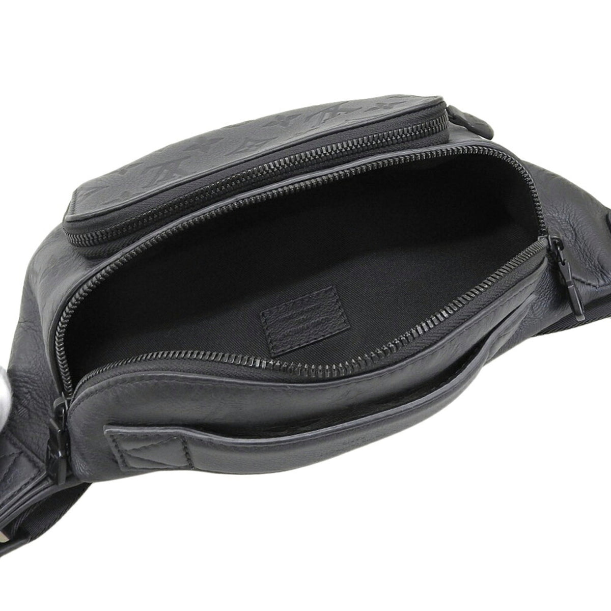 Louis Vuitton Monogram Shadow Black Noir Leather Sling Bag (Pre-Owned)