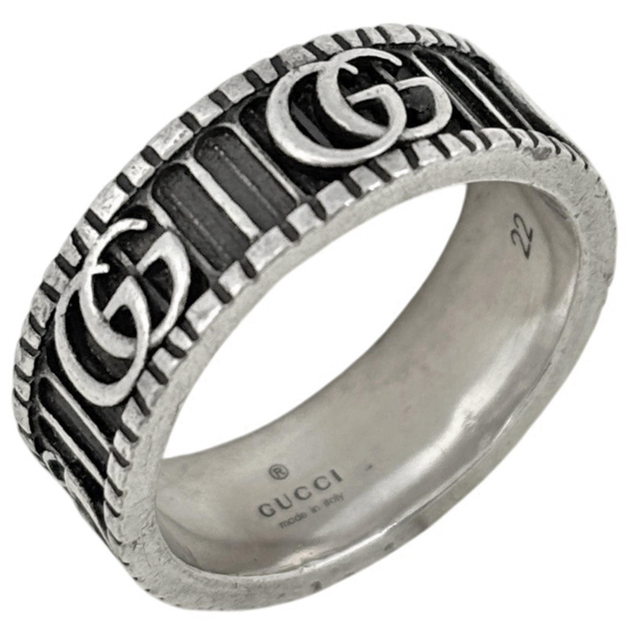 Gucci Silver 925 Band Ring (Pre-Owned)