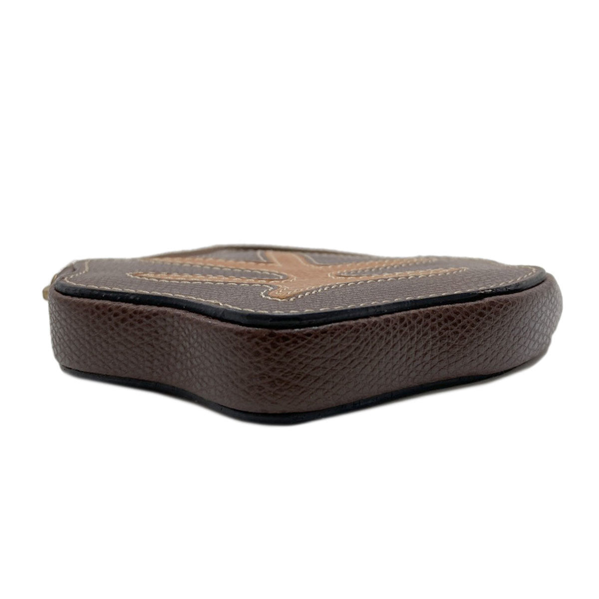 Celine Brown Leather Coin Purse/Coin Case (Pre-Owned)