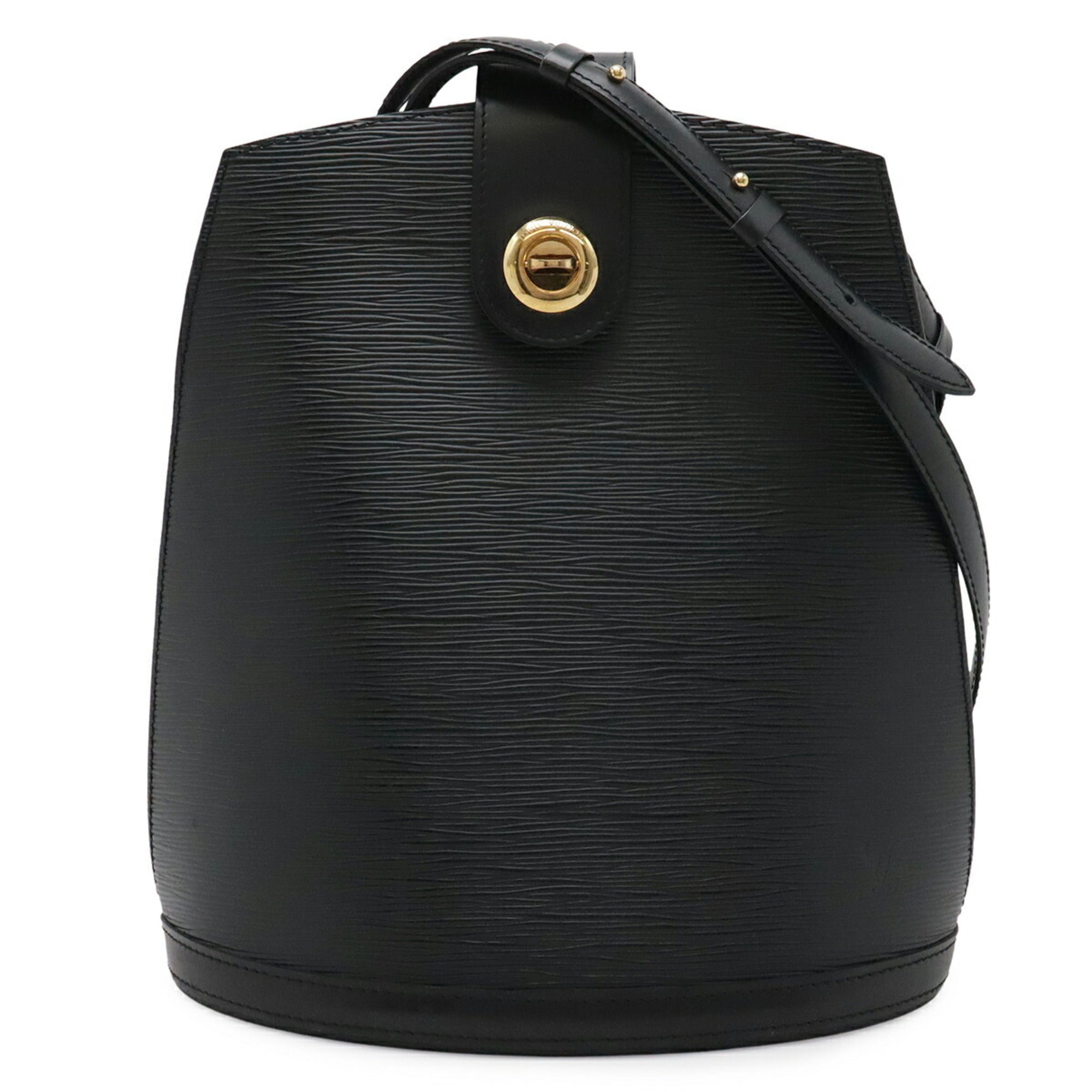 Louis Vuitton Epi Black Noir Epi Leather Shoulder Bag (Pre-Owned)