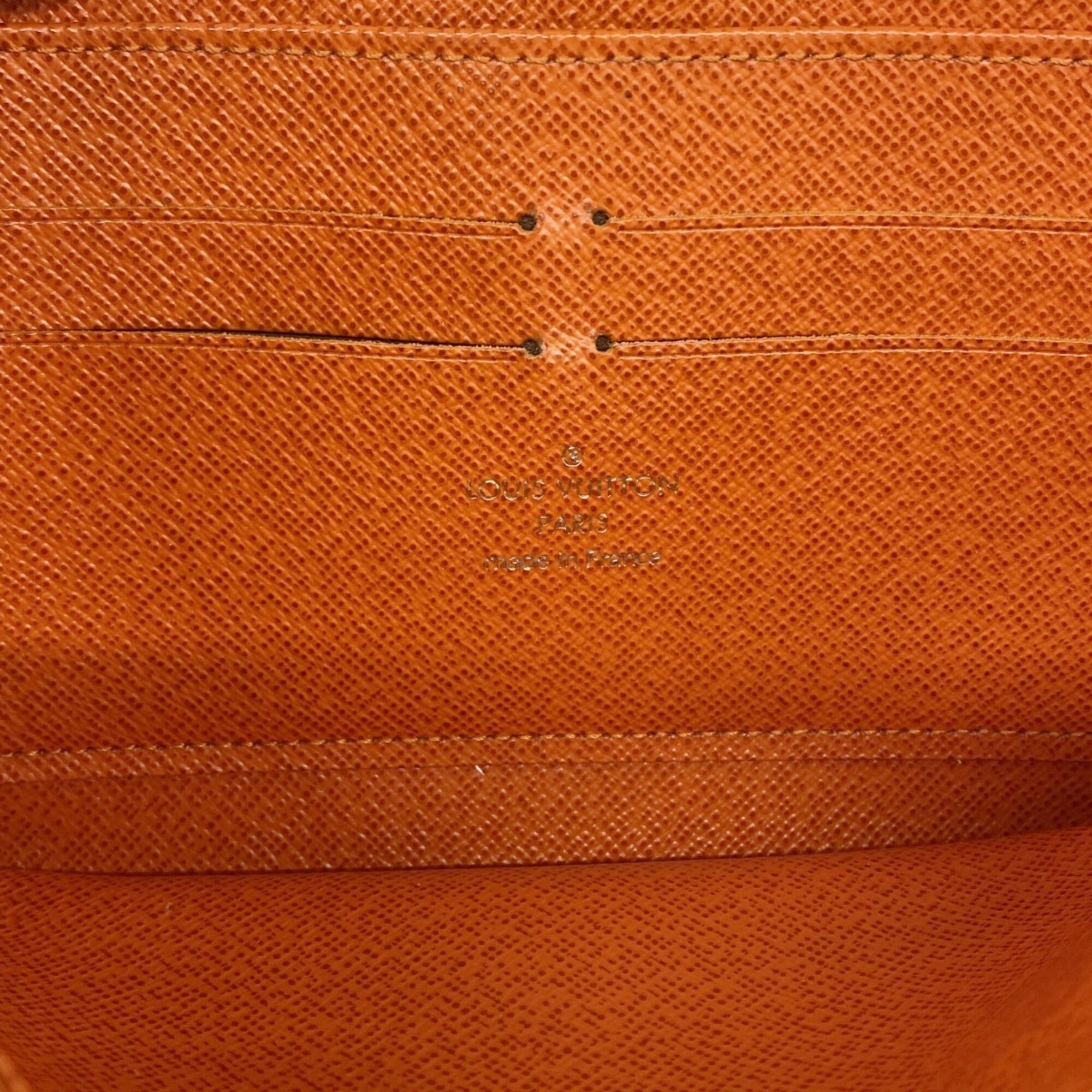 Louis Vuitton Orange Long Wallet (Bi-Fold) (Pre-Owned)
