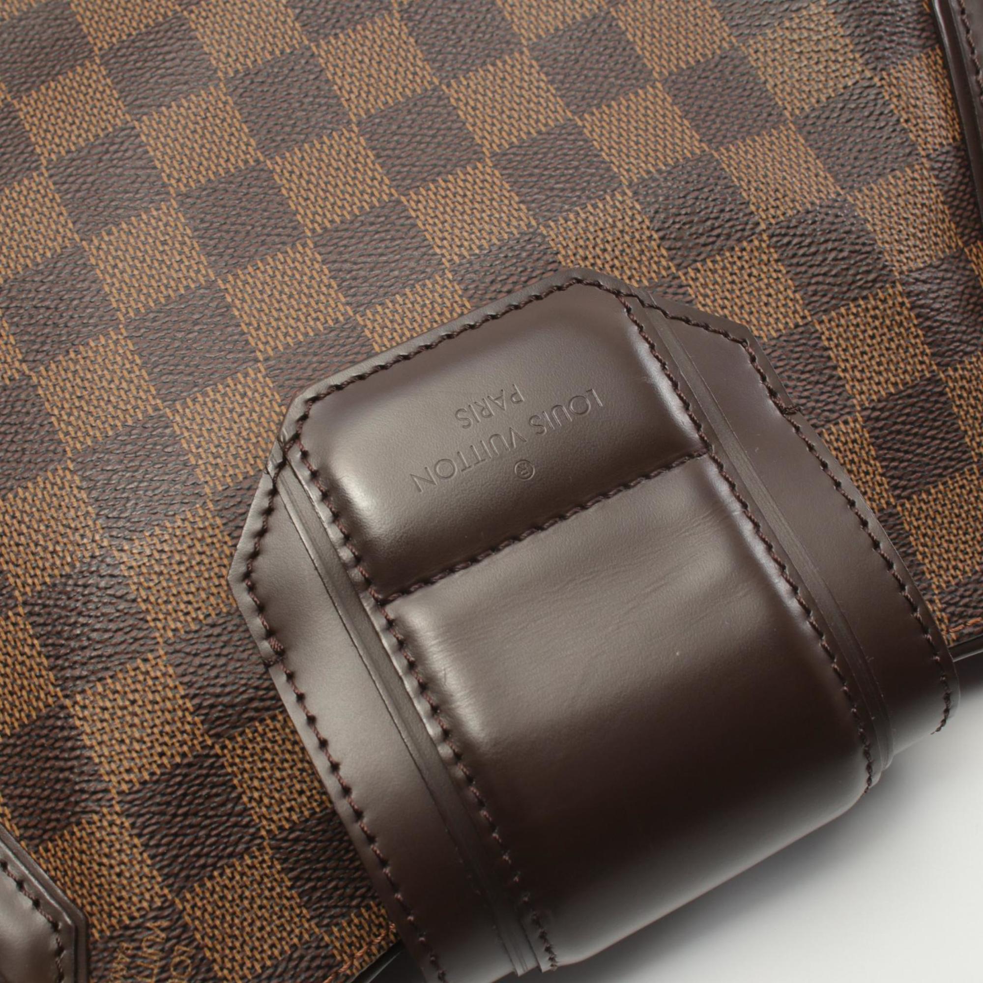 Louis Vuitton Brown Coated Canvas Pvc Leather Handbag (Pre-Owned)