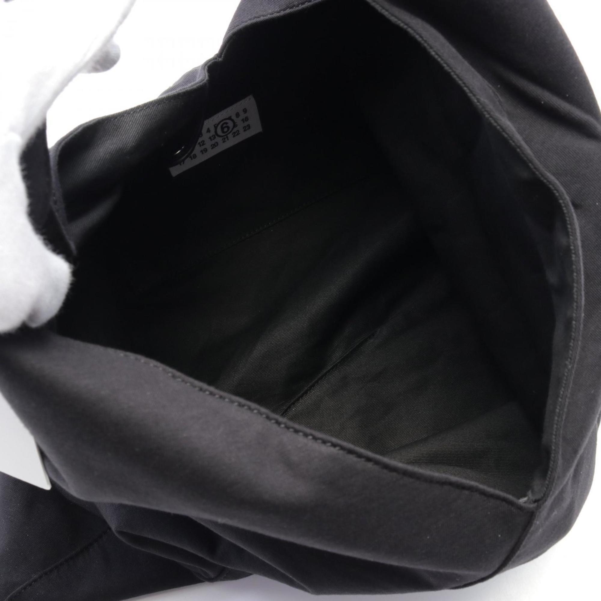 Mm6 Maison Margiela Black Cotton Tote Bag (Pre-Owned)