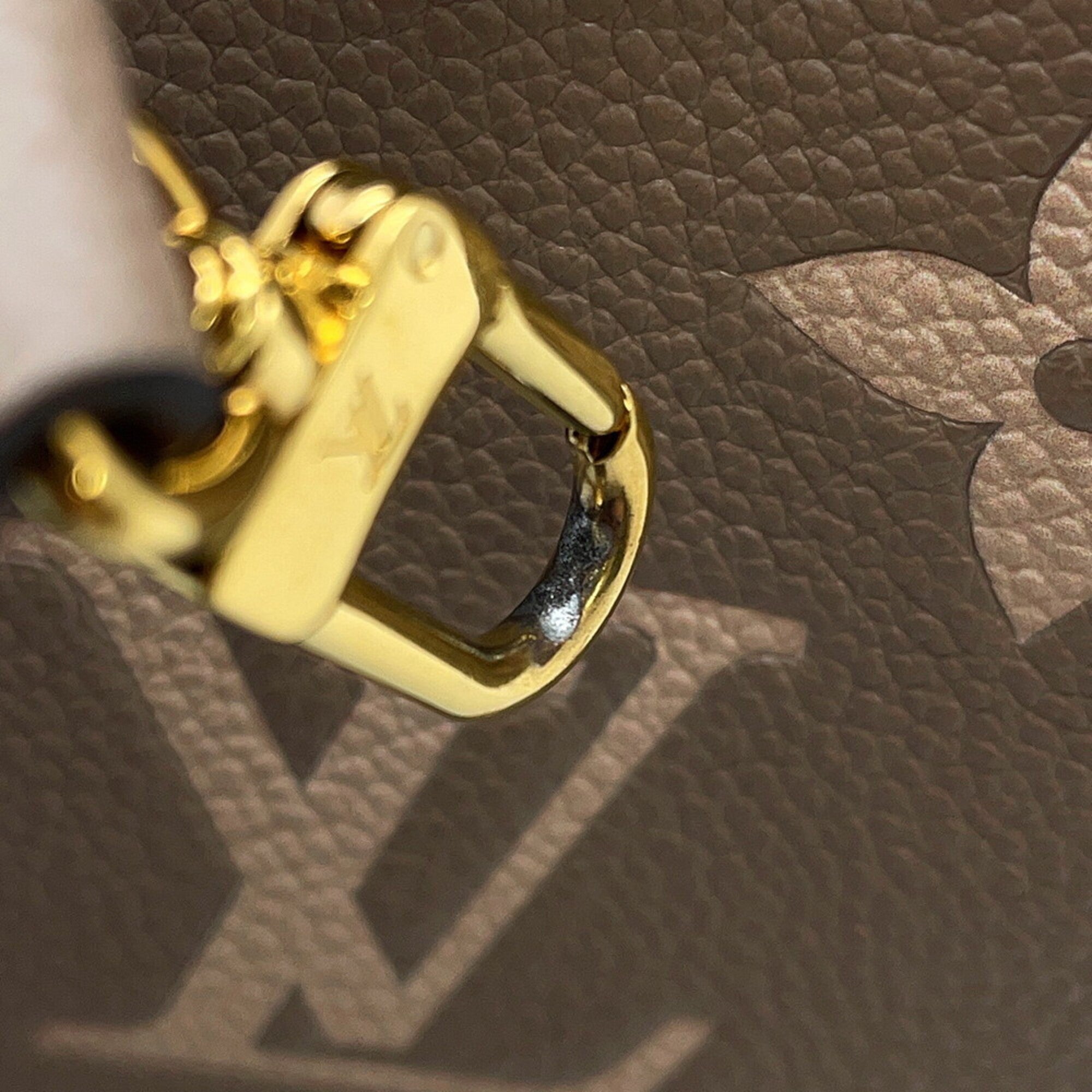 Louis Vuitton Monogram Empreinte Tourterelle Monogram Empreinte Handbag Shoulder Bag (Pre-Owned)