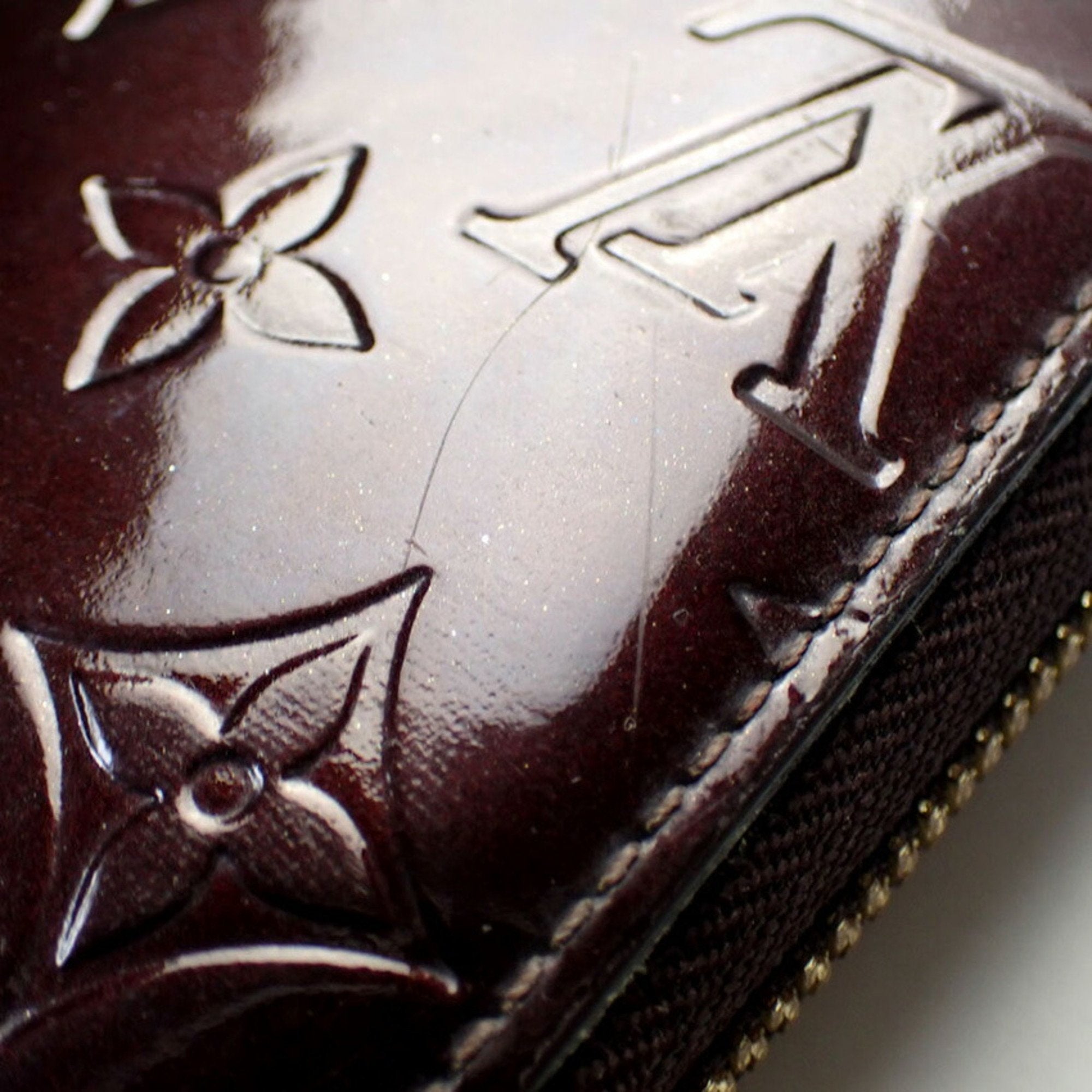 Louis Vuitton Bordeaux Vernis Long Wallet (Bi-Fold) (Pre-Owned)