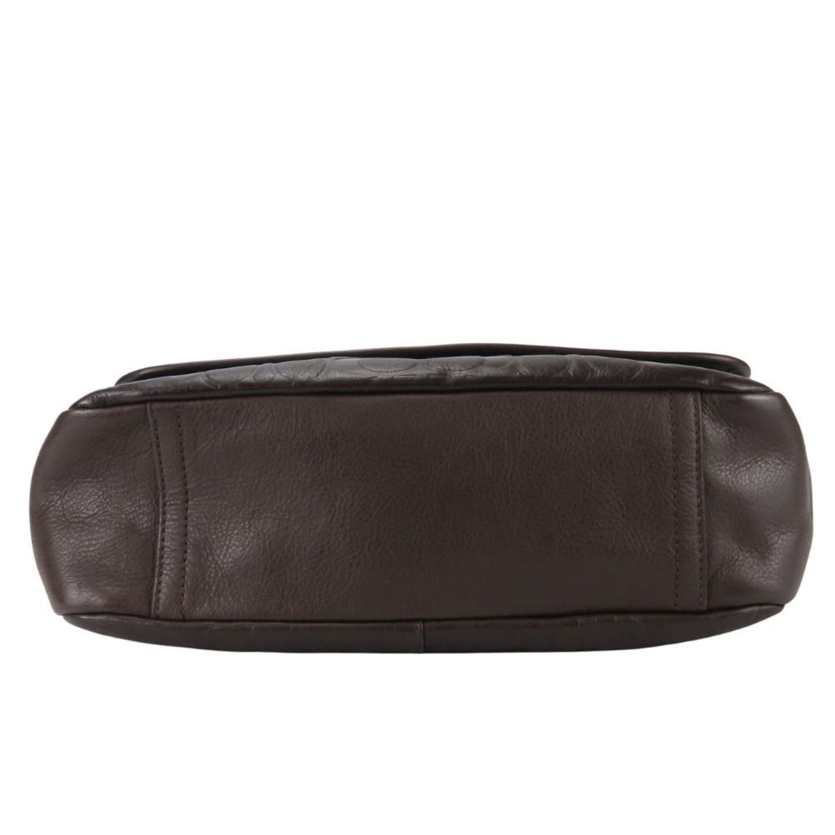 Coach Dark Brown Leather Shoulder Bag (Pre-Owned)