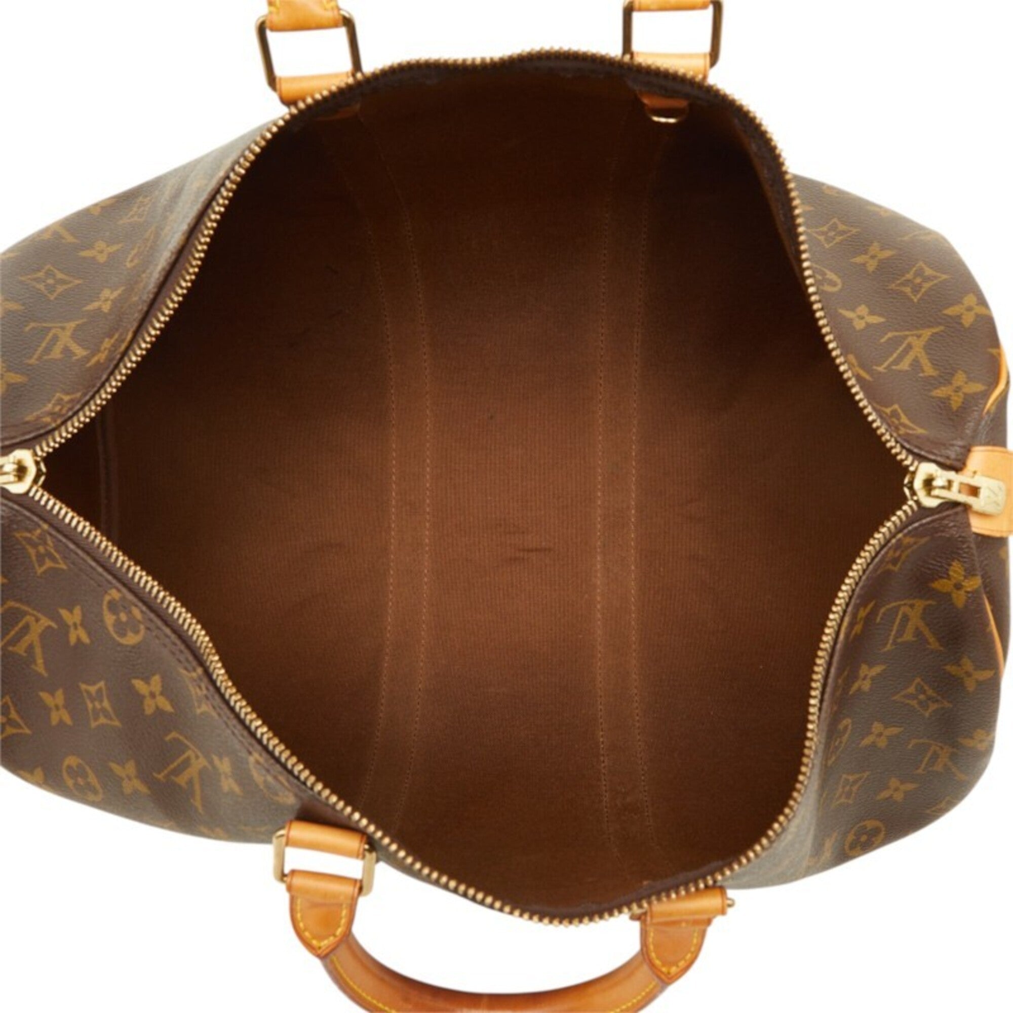 Louis Vuitton Brown Monogram Pvc Leather Boston Bag Handbag (Pre-Owned)