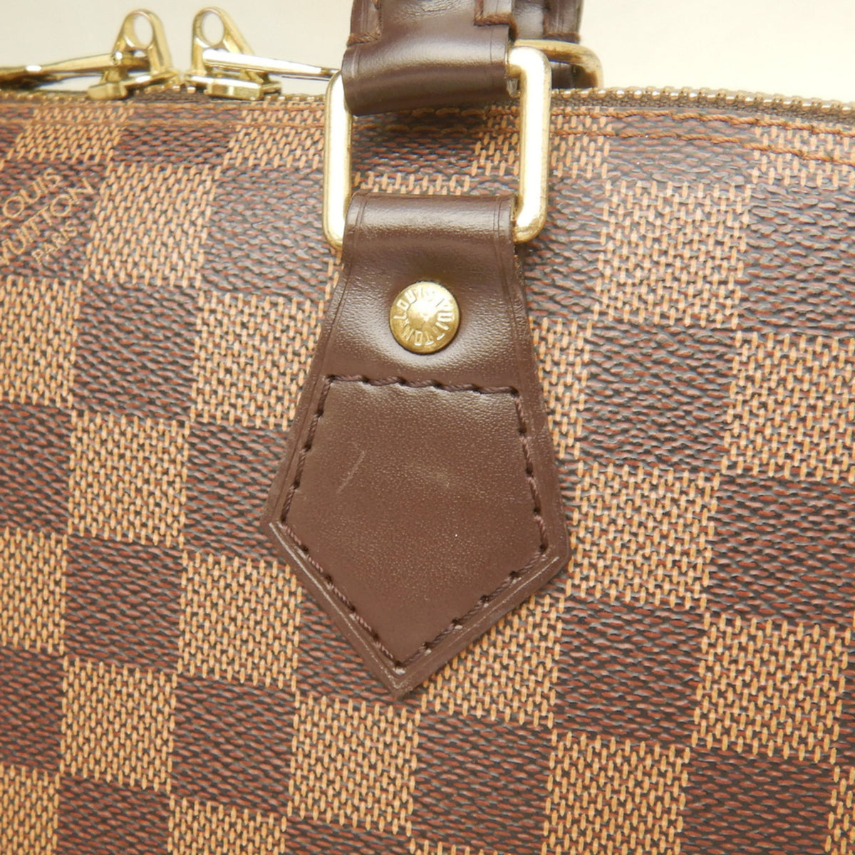 Louis Vuitton Damier Canvas Ebene Damier Canvas Handbag (Pre-Owned)