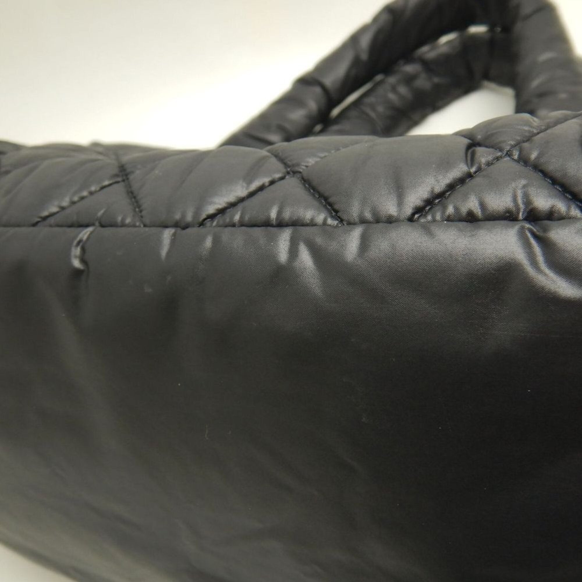 Chanel Coco Cocoon Black Nylon Tote Bag (Pre-Owned)