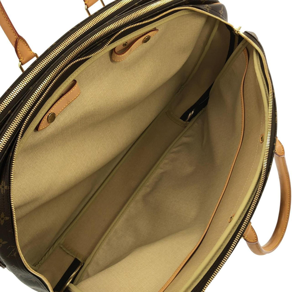 Louis Vuitton Brown Coated Canvas Boston Bag (Pre-Owned)