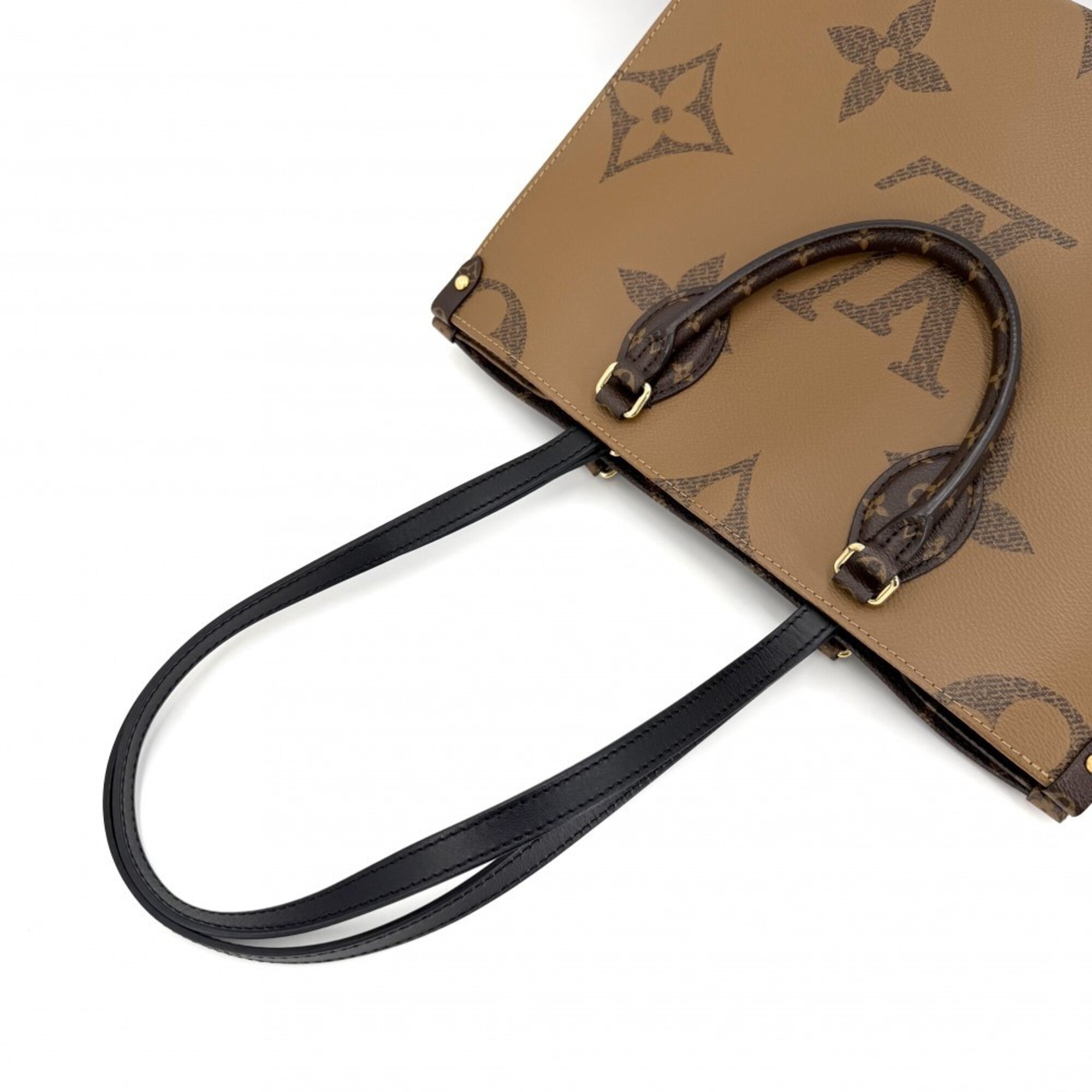 Louis Vuitton Brown Monogram Reverse Handbag Tote Bag (Pre-Owned)