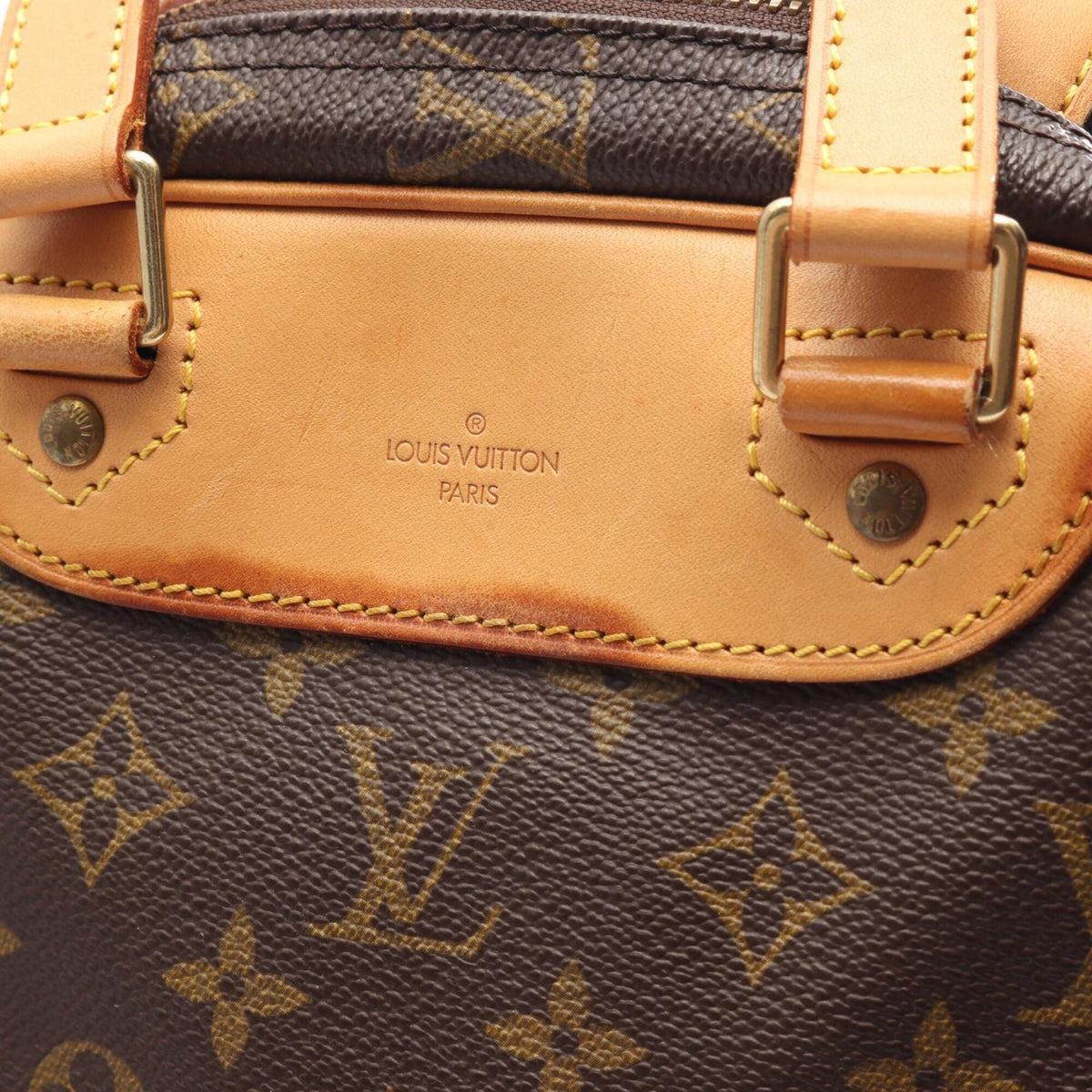 Louis Vuitton Brown Monogram Monogram Leather Handbag (Pre-Owned)
