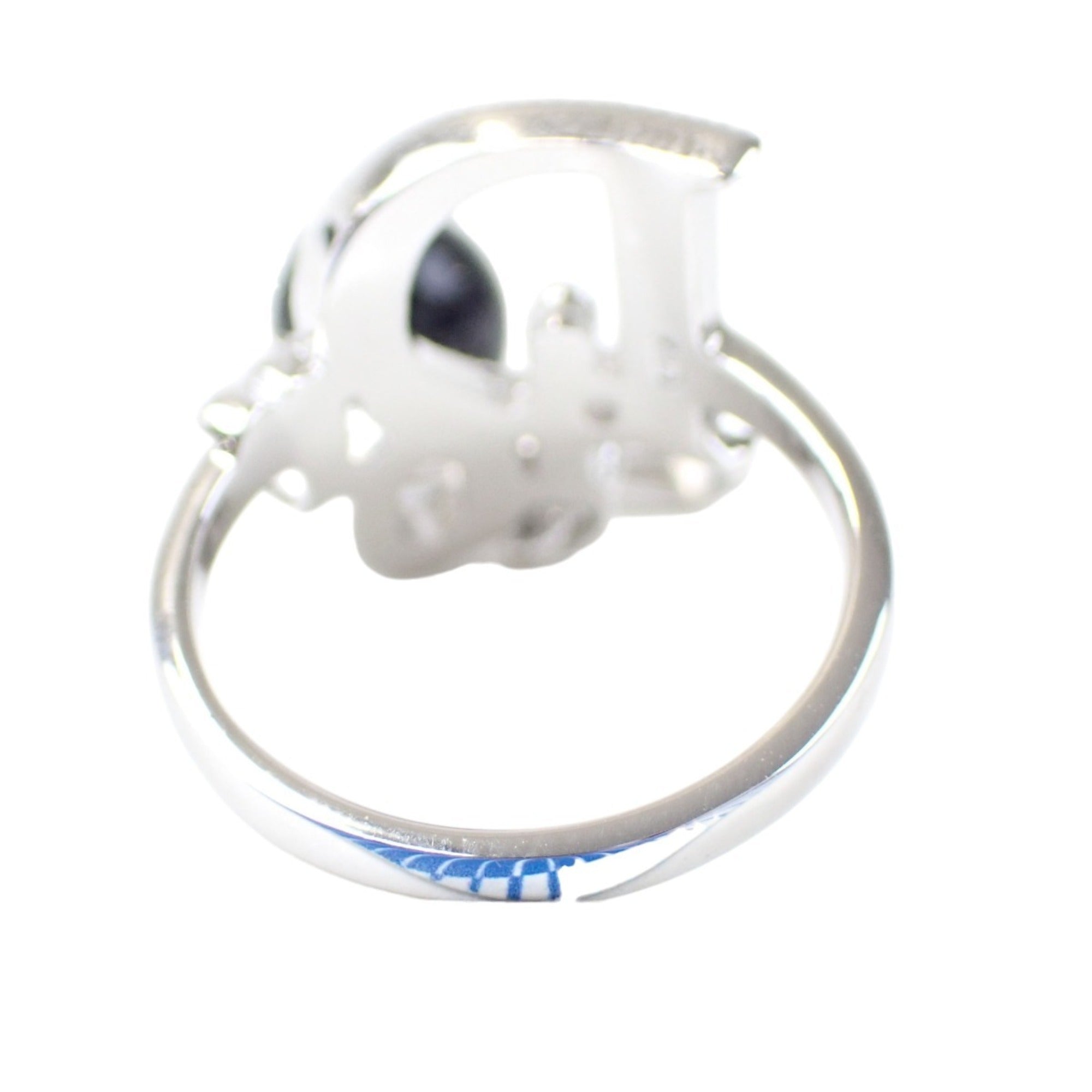 Christian Dior Silver Stainless Steel Band Ring (Pre-Owned)
