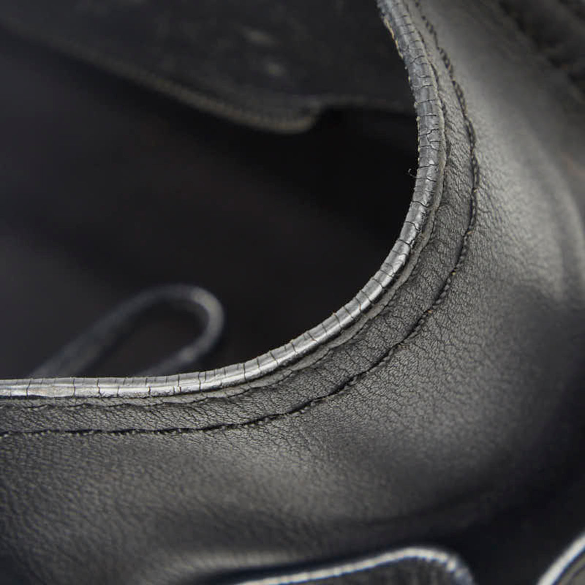 Loewe Black Leather Shoulder Bag Tote Bag (Pre-Owned)