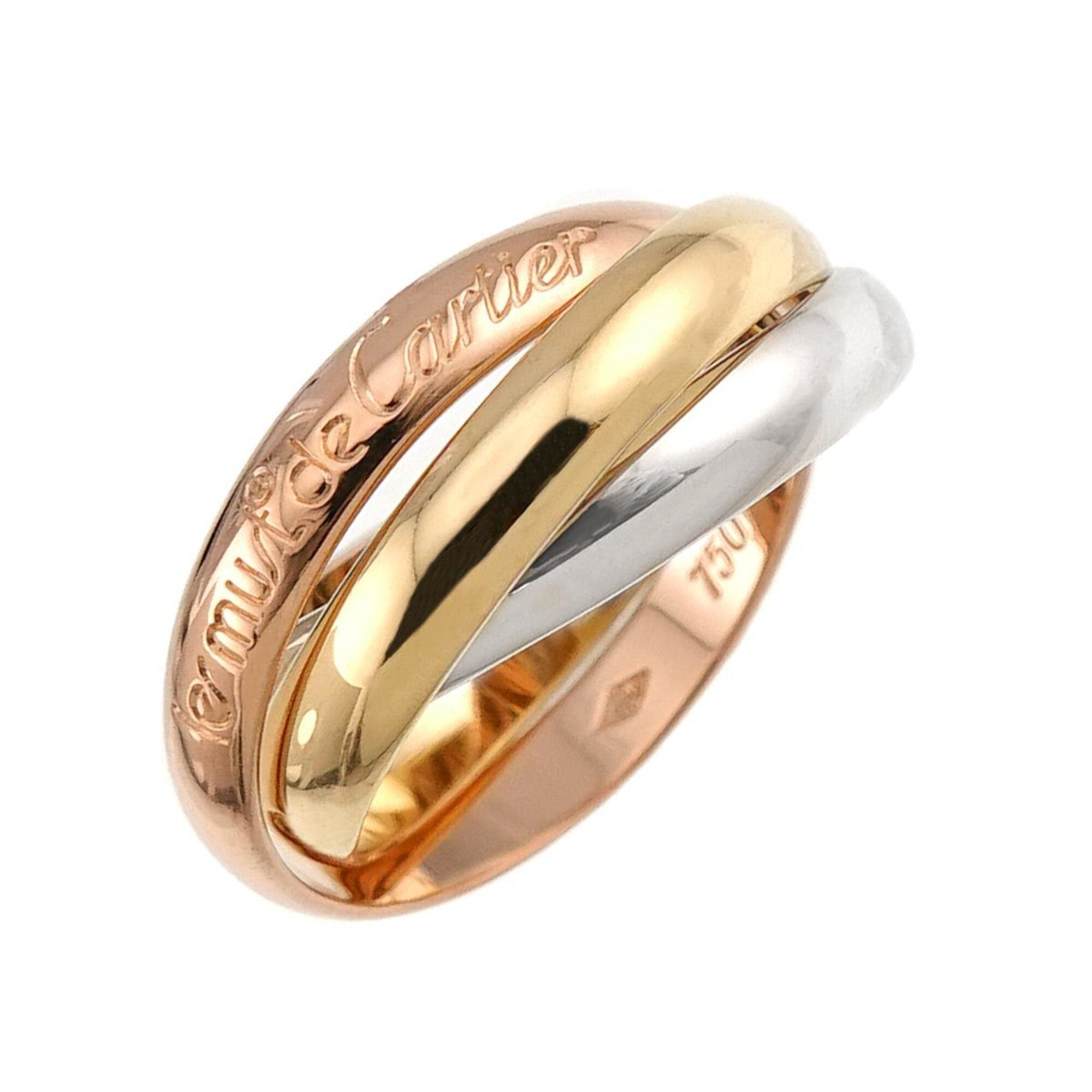 Cartier Yellow Gold (18K) Pink Gold (18K) White Gold (18K) Band Ring (Pre-Owned)