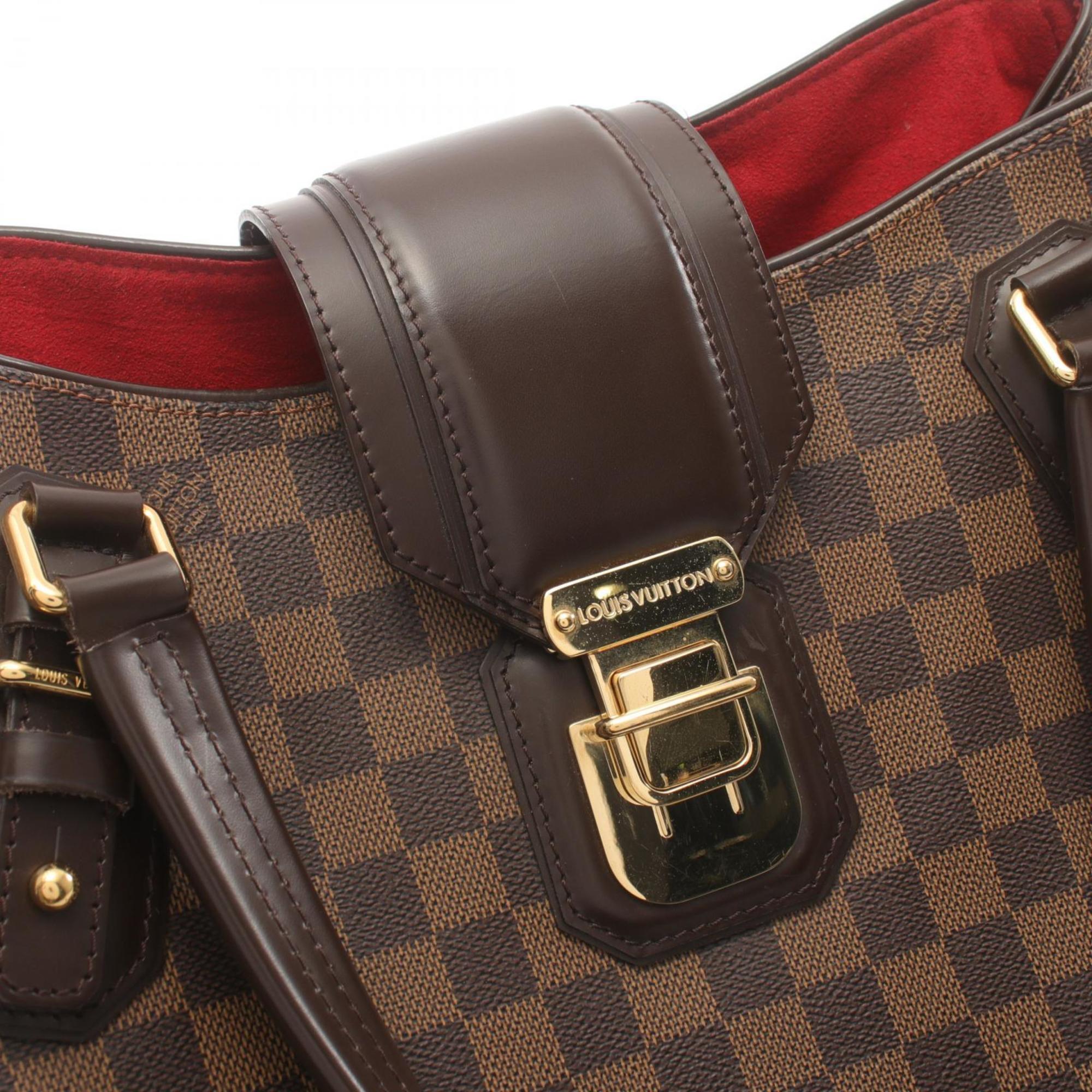 Louis Vuitton Brown Coated Canvas Pvc Leather Handbag (Pre-Owned)