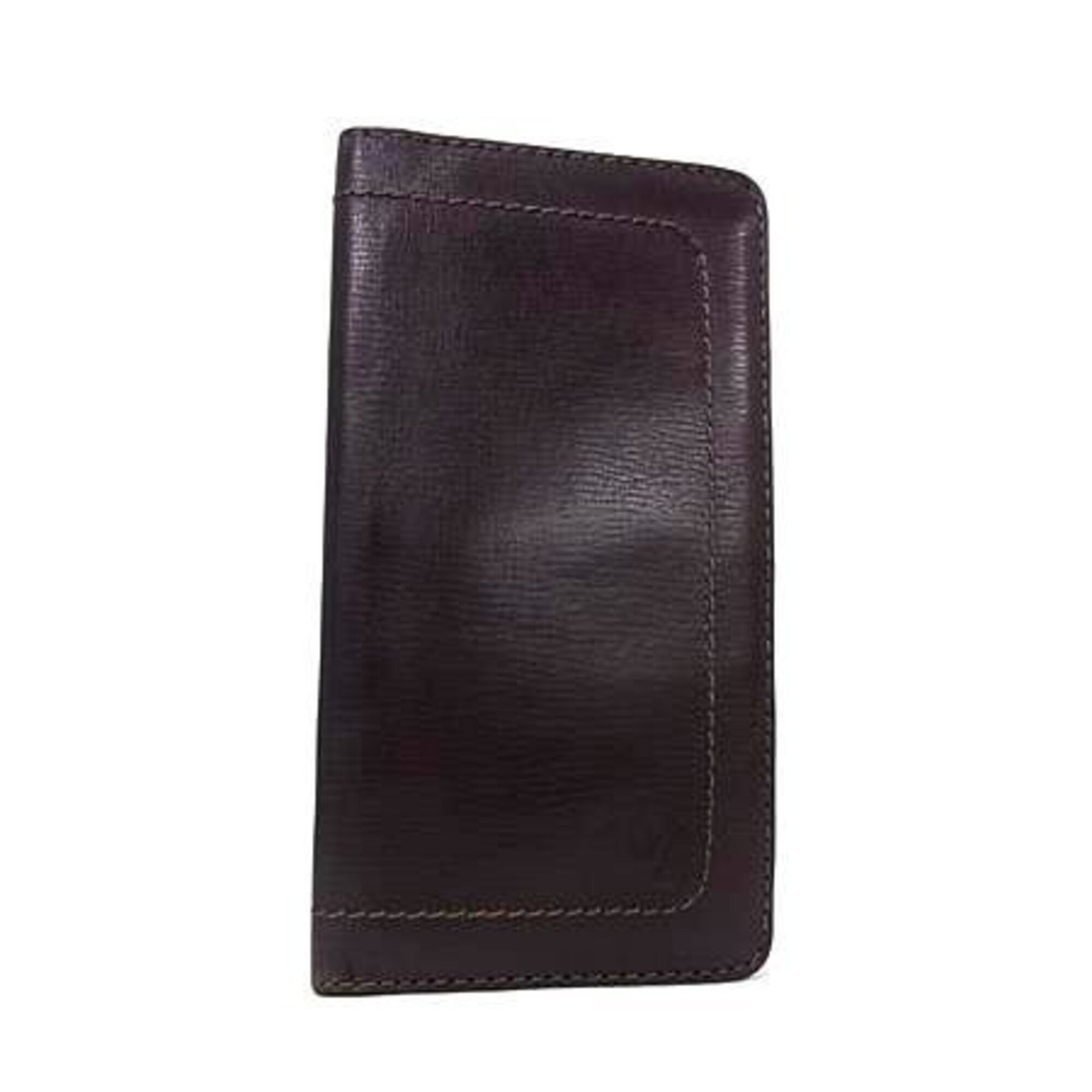 Louis Vuitton Coffee Dark Brown Utah Leather Long Wallet (Bi-Fold) (Pre-Owned)