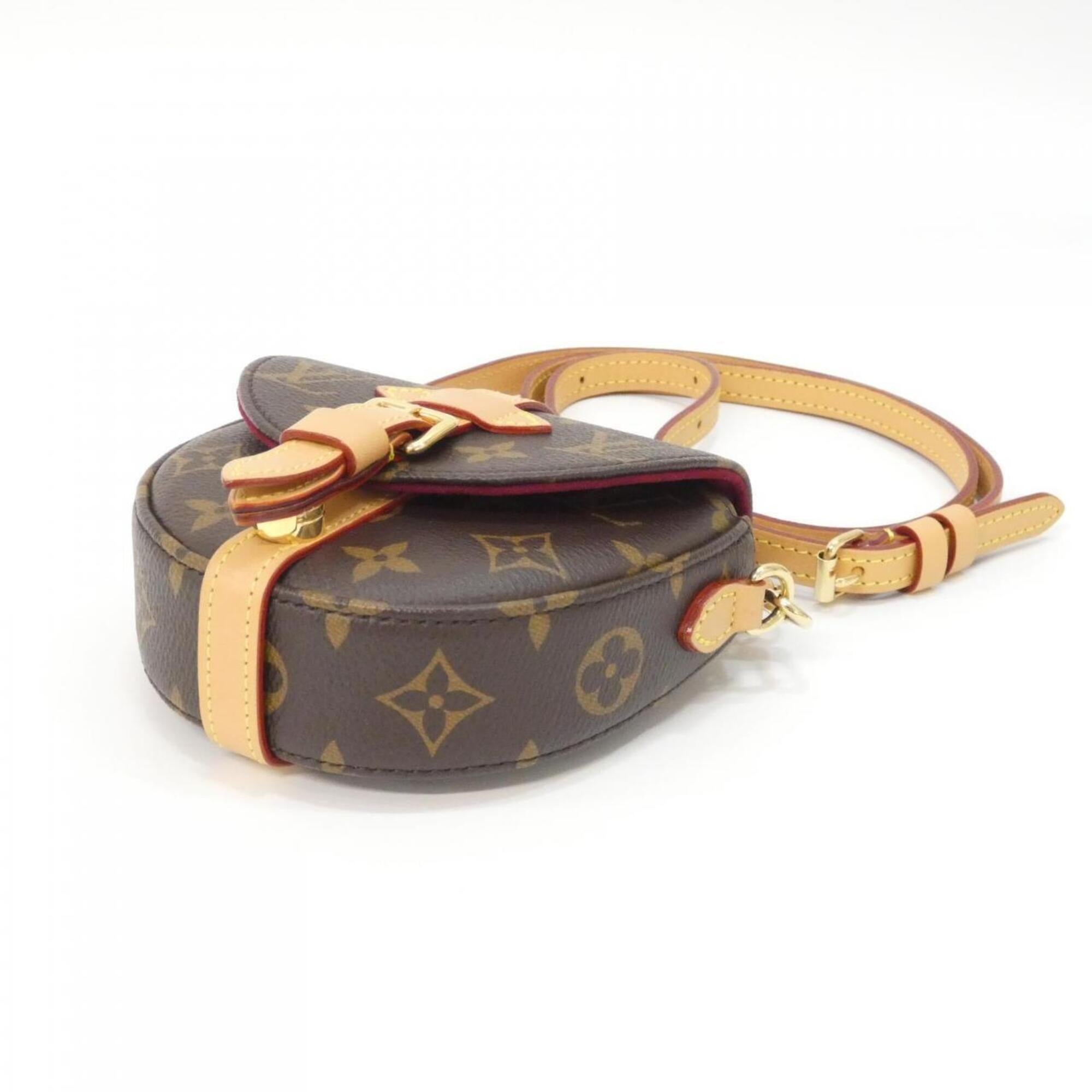 Louis Vuitton Marron Coated Canvas Shoulder Bag (Pre-Owned)