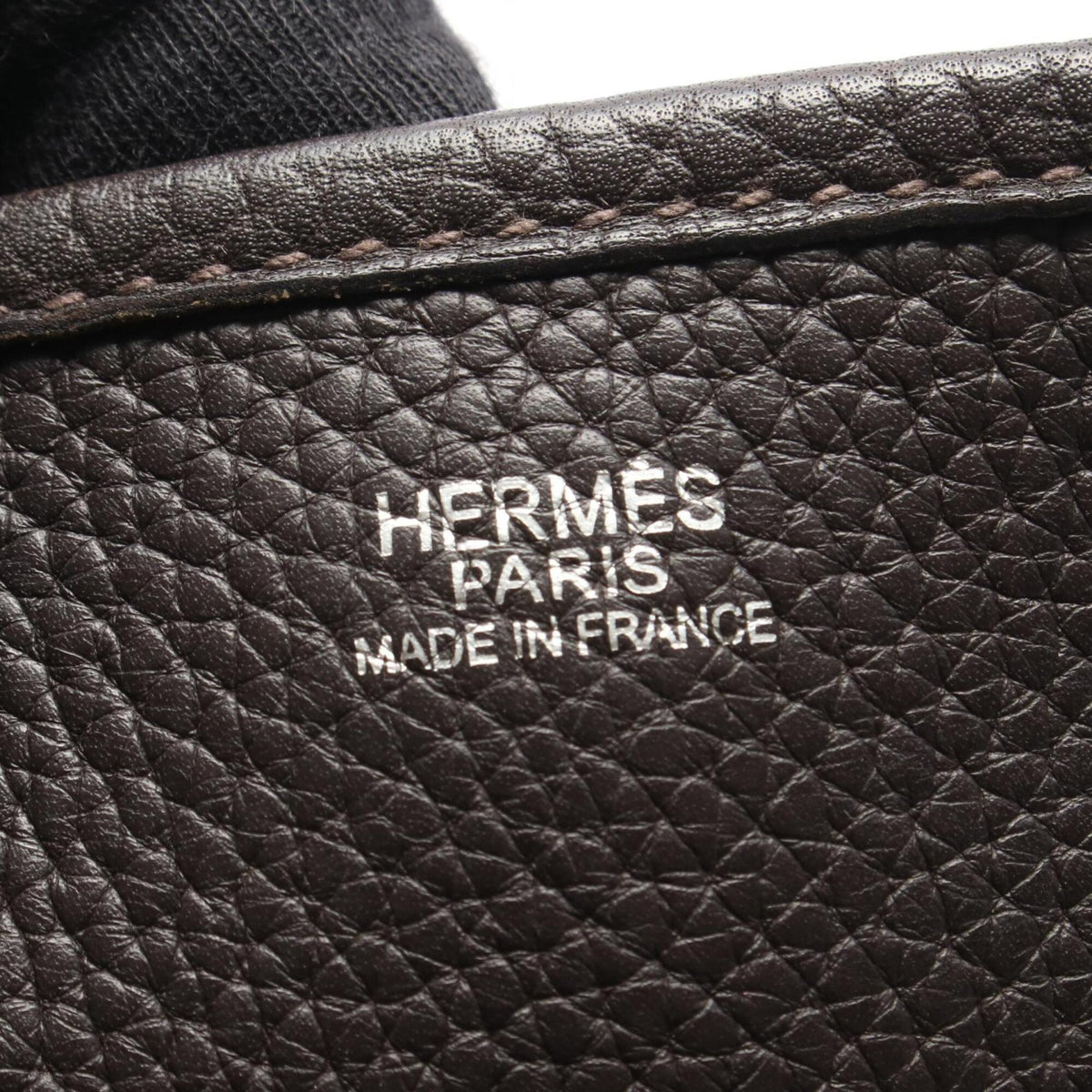 Hermes Brown Taurillon Clemence Leather Shoulder Bag (Pre-Owned)