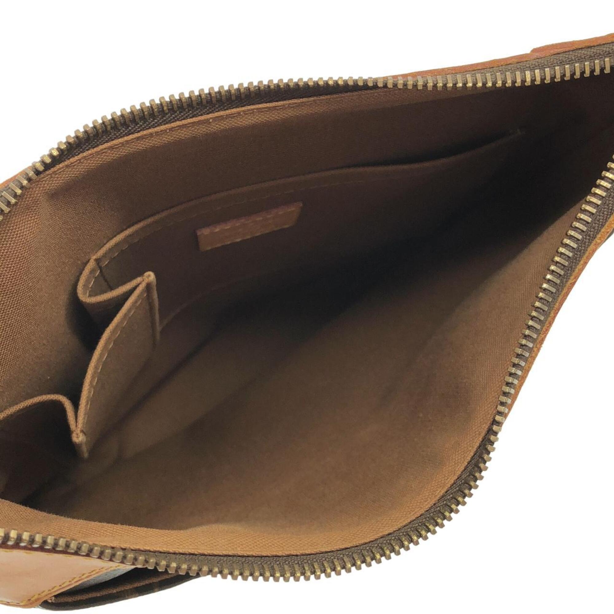 Louis Vuitton Brown Coated Canvas Shoulder Bag (Pre-Owned)