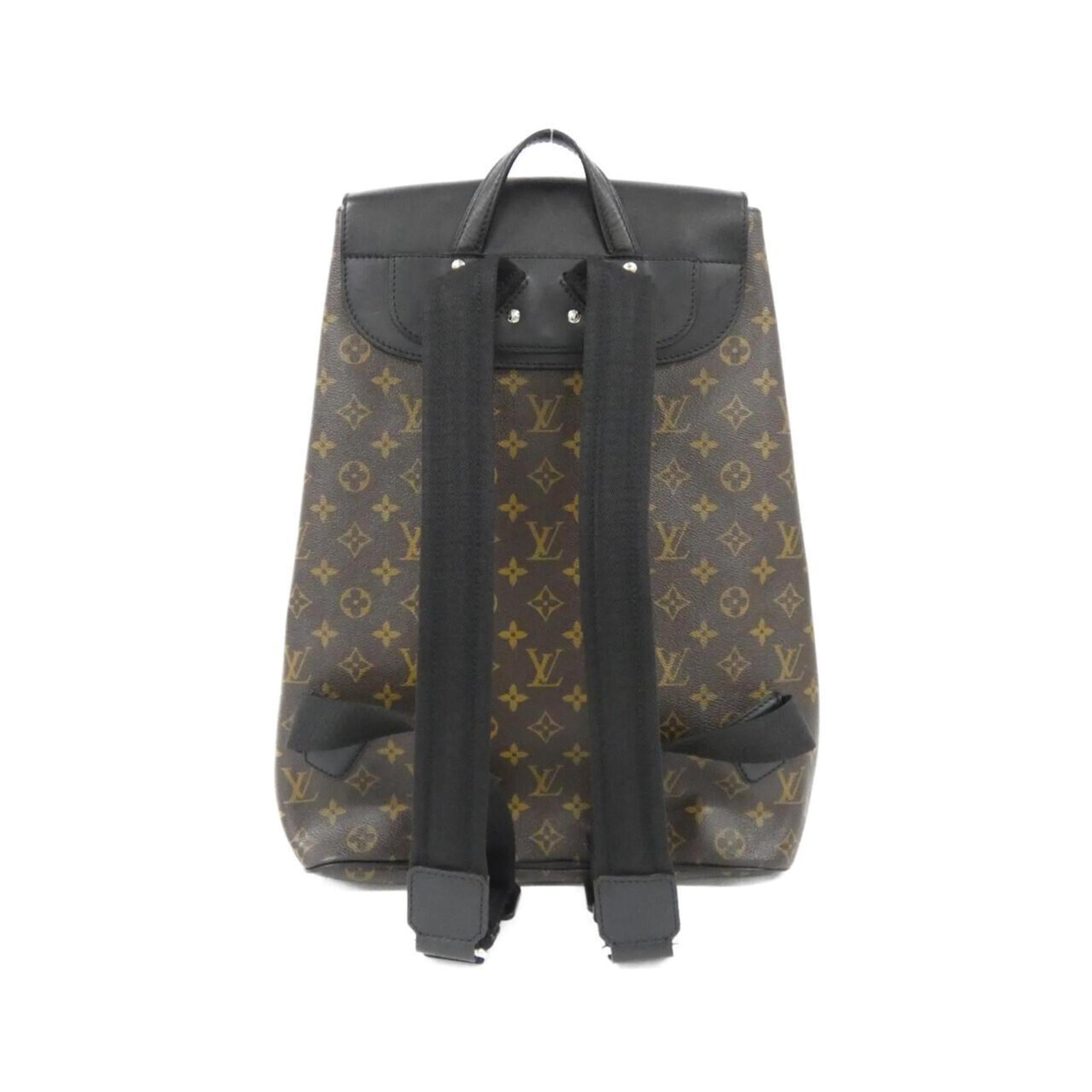 Louis Vuitton Brown Coated Canvas Backpack (Pre-Owned)