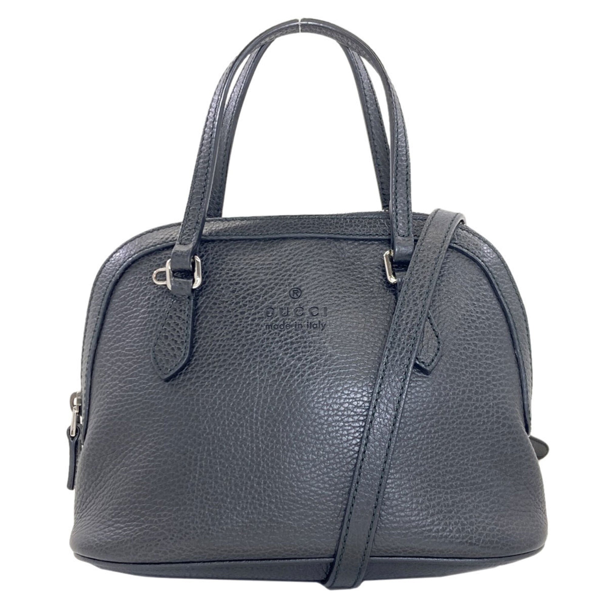 Gucci Black Leather Handbag (Pre-Owned)