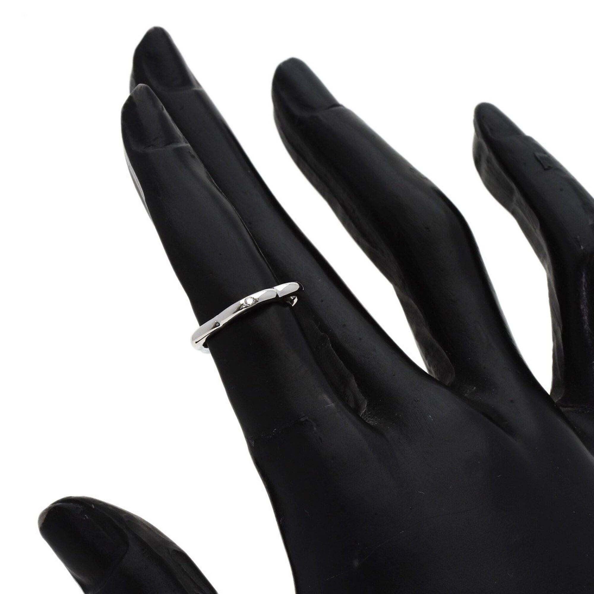 Chanel White Gold (18K) Band Ring (Pre-Owned)