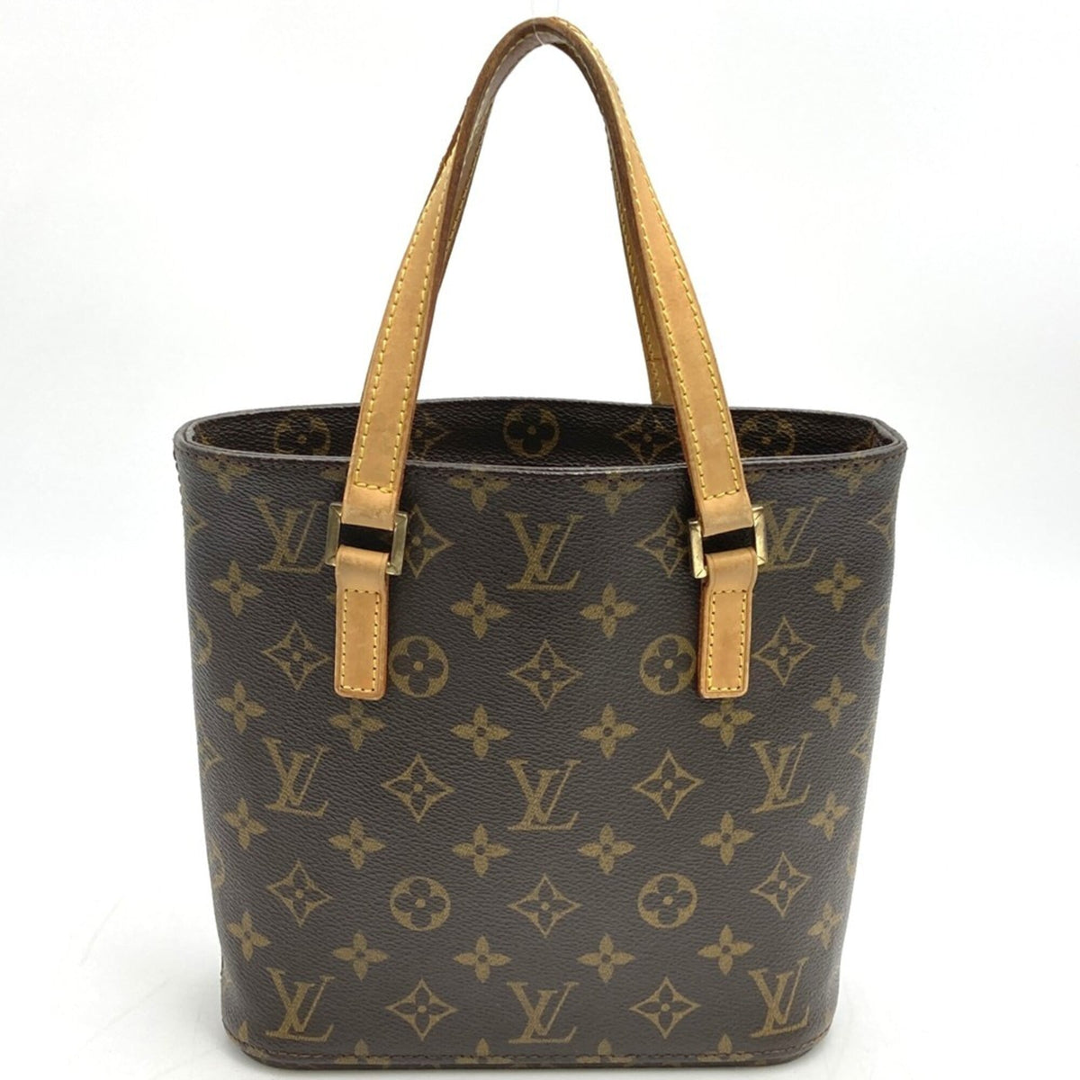 Louis Vuitton Brown Monogram Canvas Handbag (Pre-Owned)