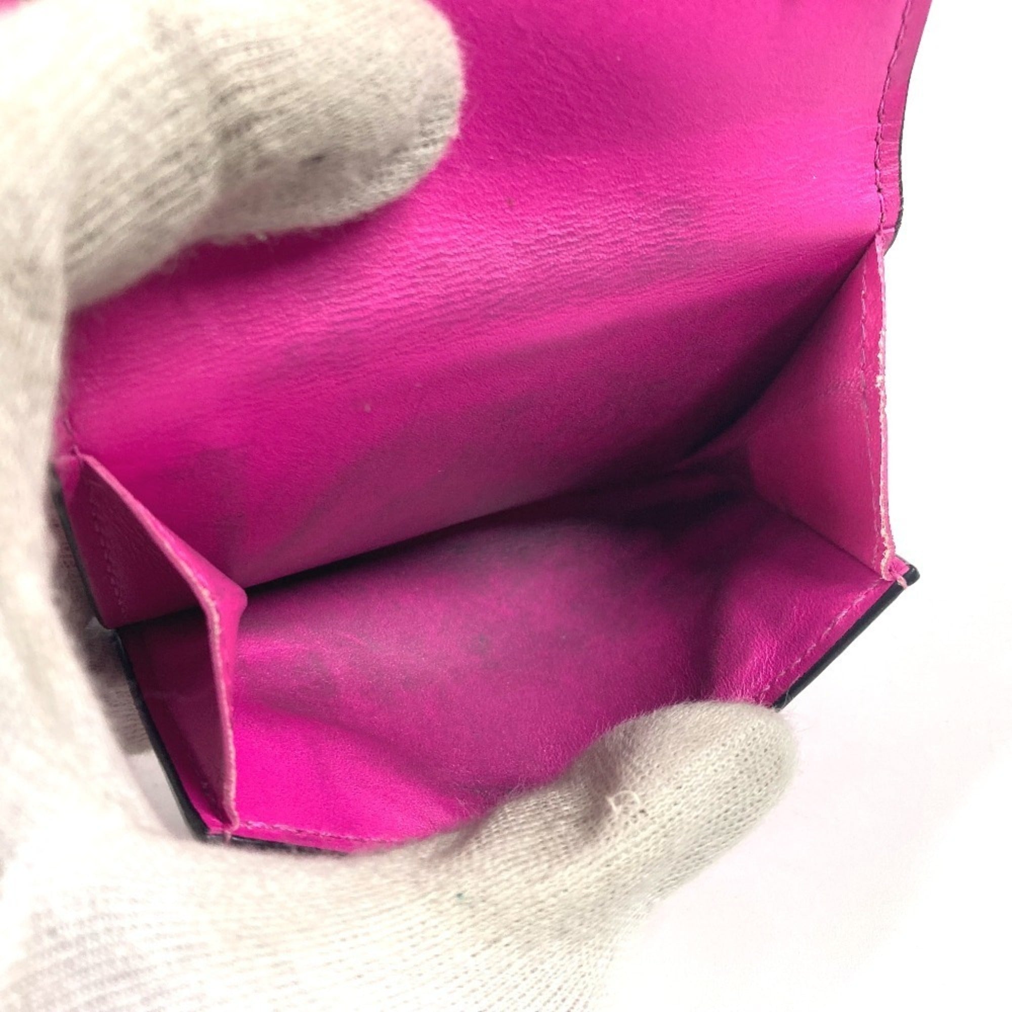 Louis Vuitton Pink Taiga Leather Wallet (Tri-Fold) (Pre-Owned)