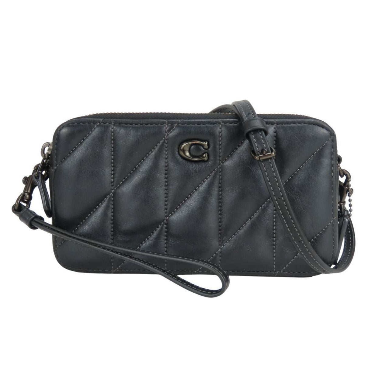 Coach Black Gauze Pochette Pouch Shoulder Bag (Pre-Owned)
