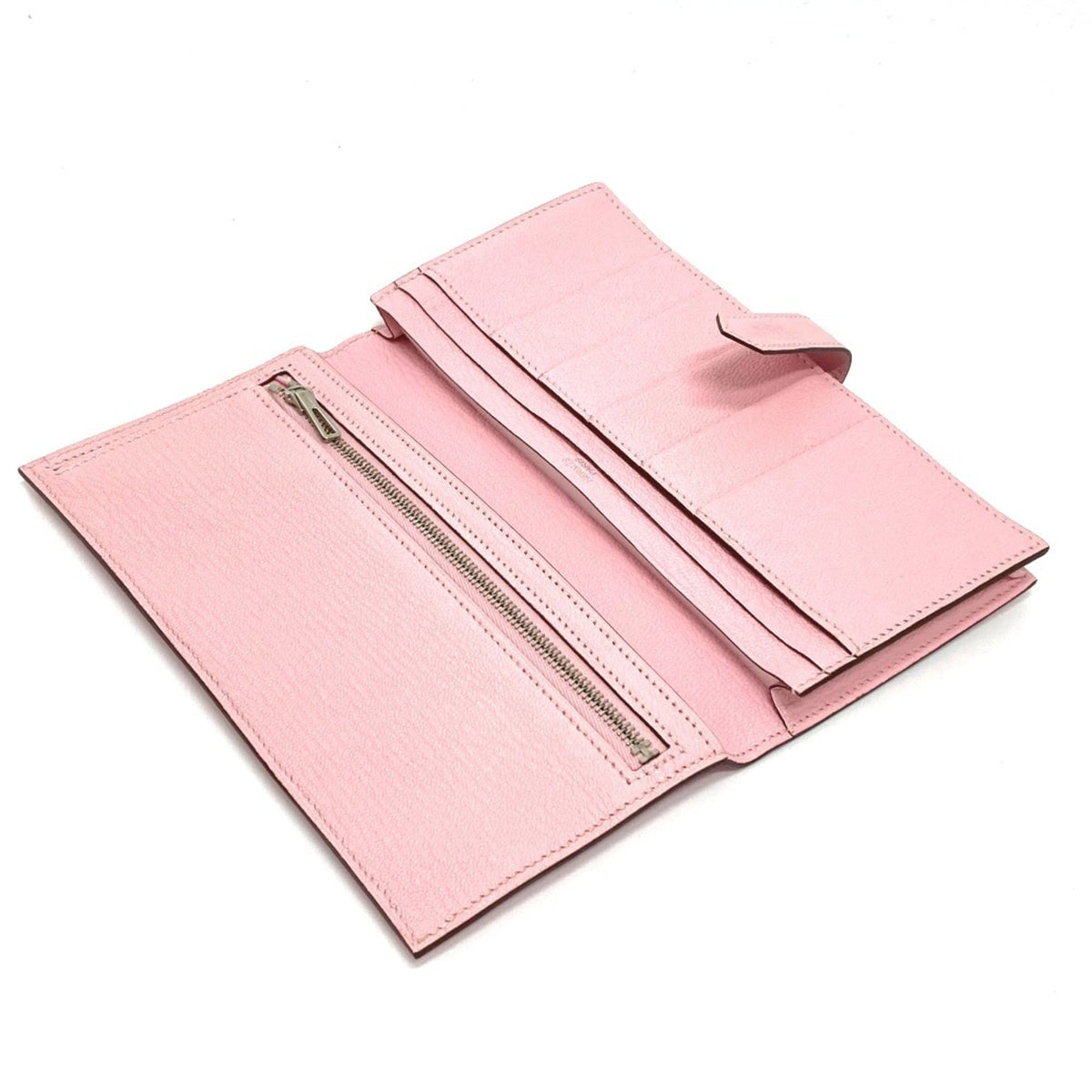 Hermes Pink Chevre Myzore Leather Wallet (Bi-Fold) (Pre-Owned)