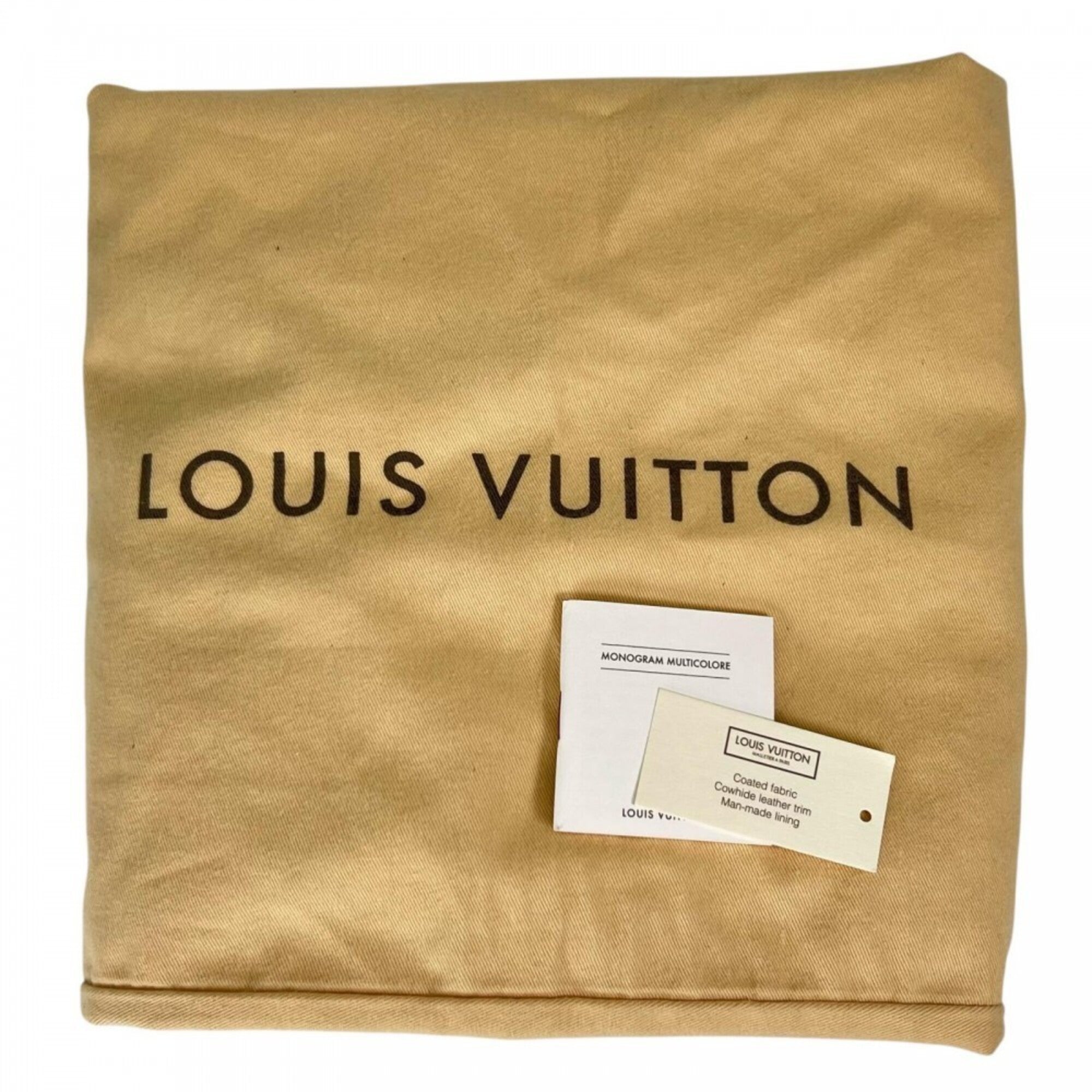 Louis Vuitton White Monogram Multicolore Handbag (Pre-Owned)