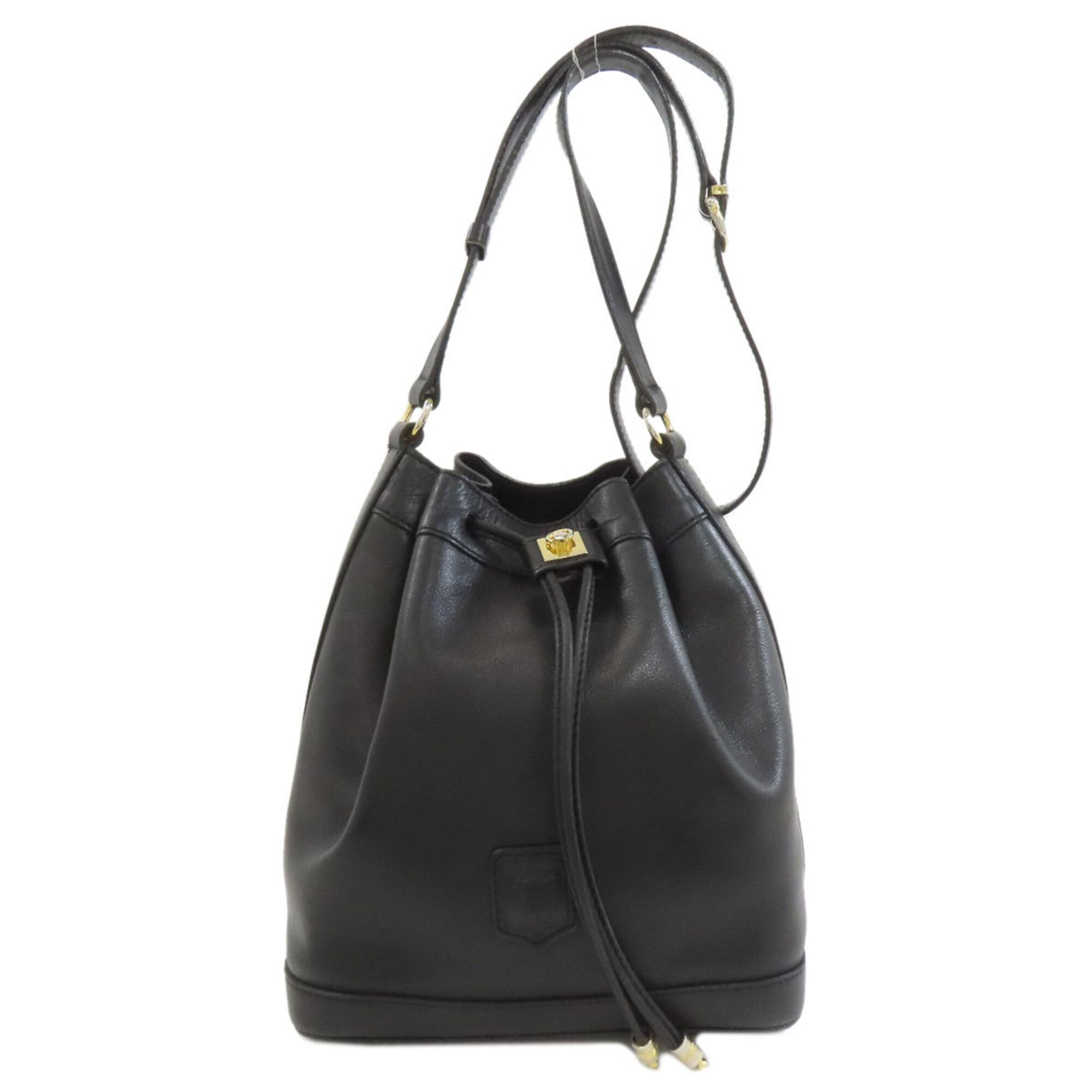 Celine Black Leather Shoulder Bag (Pre-Owned)