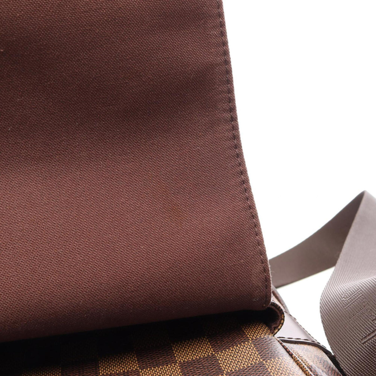 Louis Vuitton Brown Coated Canvas Pvc Leather Handbag Shoulder Bag (Pre-Owned)