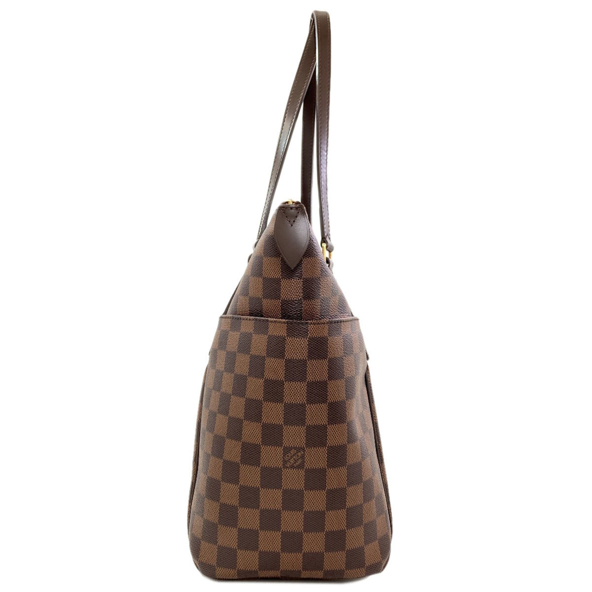 Louis Vuitton Damier Canvas Ebene Damier Canvas Tote Bag (Pre-Owned)
