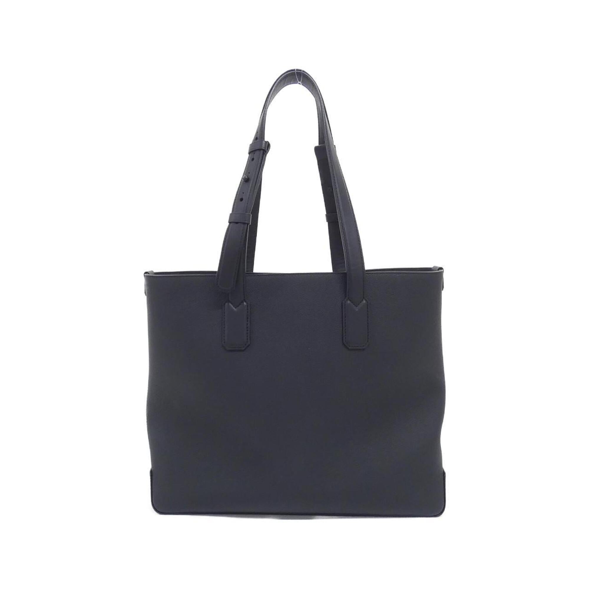 Louis Vuitton Black Leather Handbag (Pre-Owned)