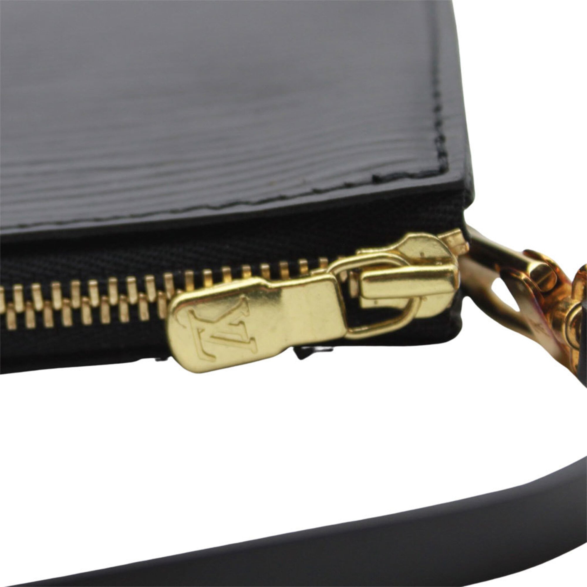 Louis Vuitton Black Noir Epi Leather Handbag Pochette Pouch (Pre-Owned)