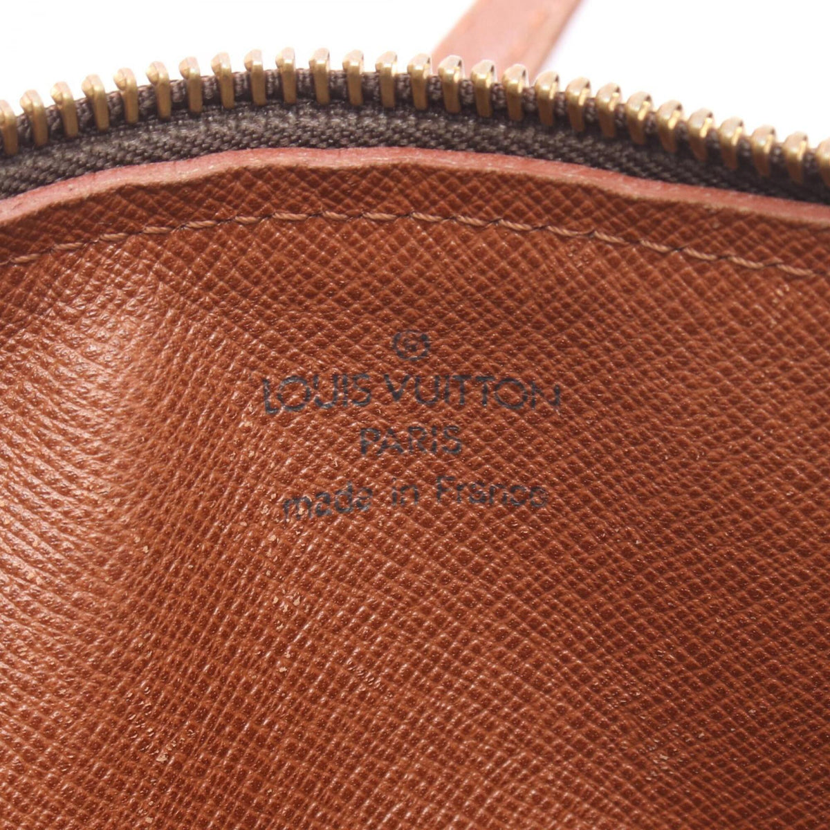 Louis Vuitton Brown Monogram Coated Canvas Leather Handbag (Pre-Owned)