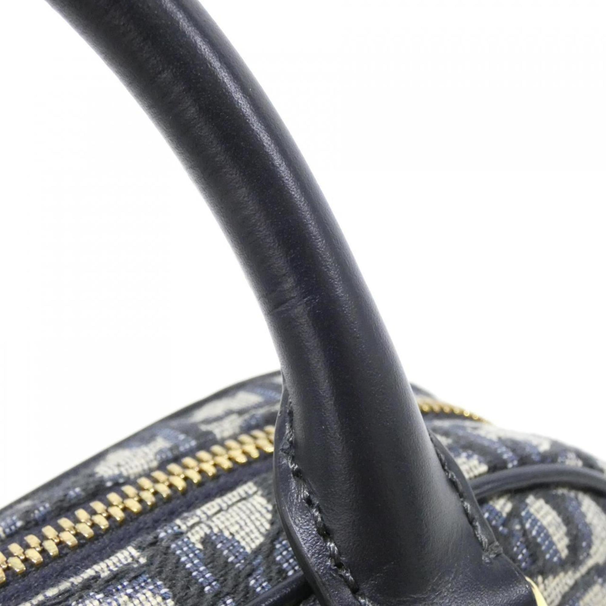 Christian Dior Blue Canvas Handbag (Pre-Owned)