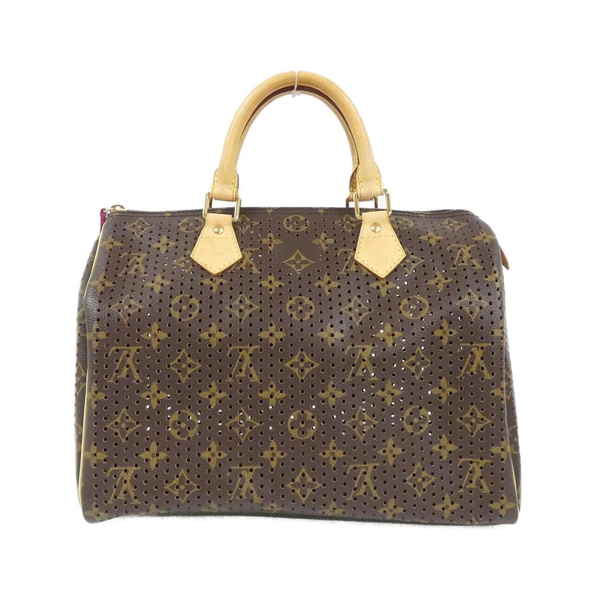 Louis Vuitton Fuchsia Marron Monogram Monogram Perforated Boston Bag (Pre-Owned)