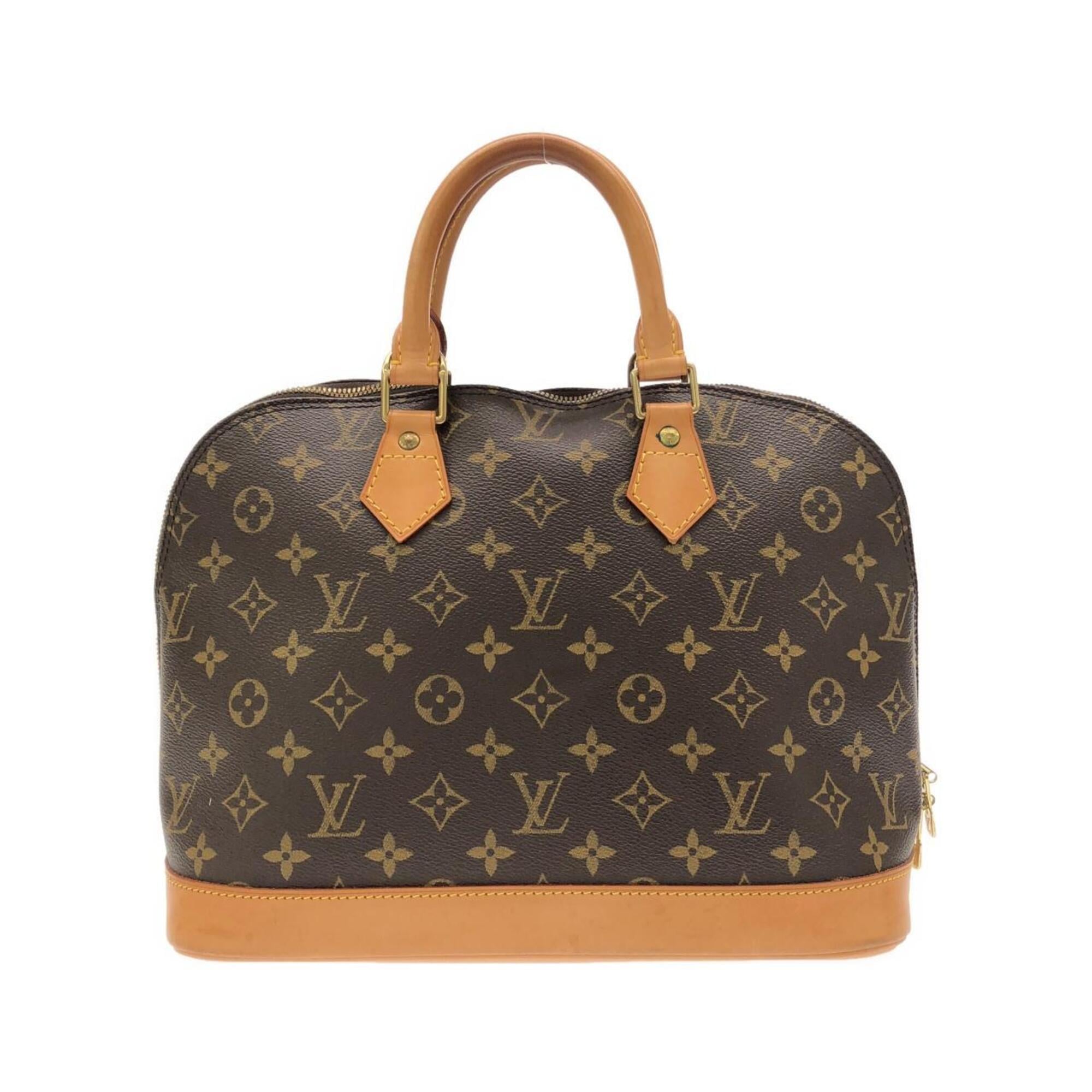 Louis Vuitton Marron Coated Canvas Handbag (Pre-Owned)