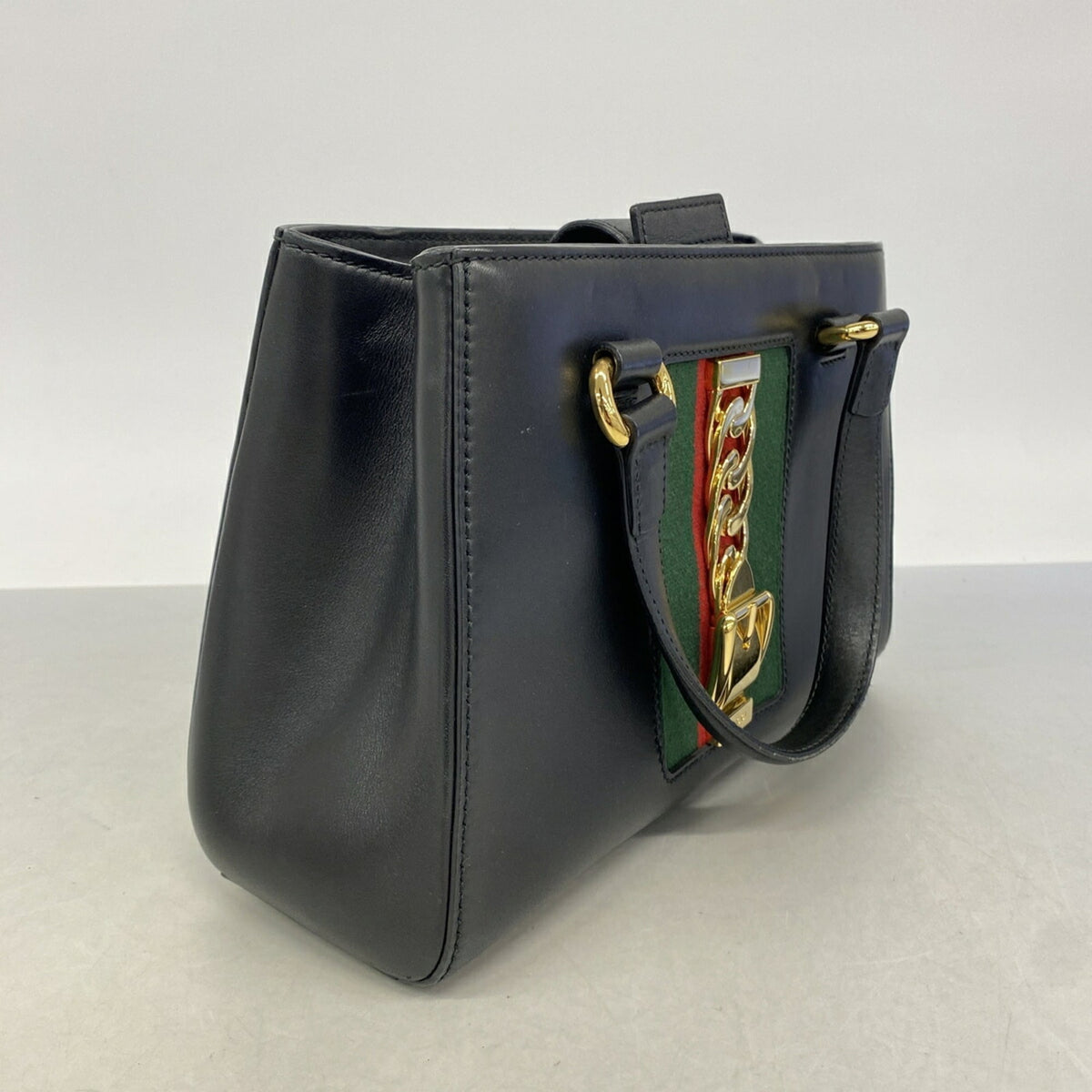 Gucci Black Leather Handbag (Pre-Owned)