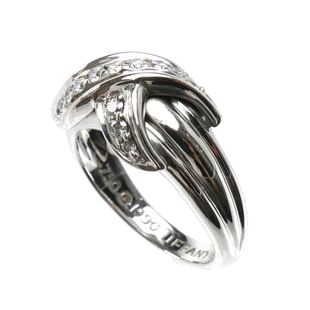 Tiffany White Gold (18K) Band Ring (Pre-Owned)