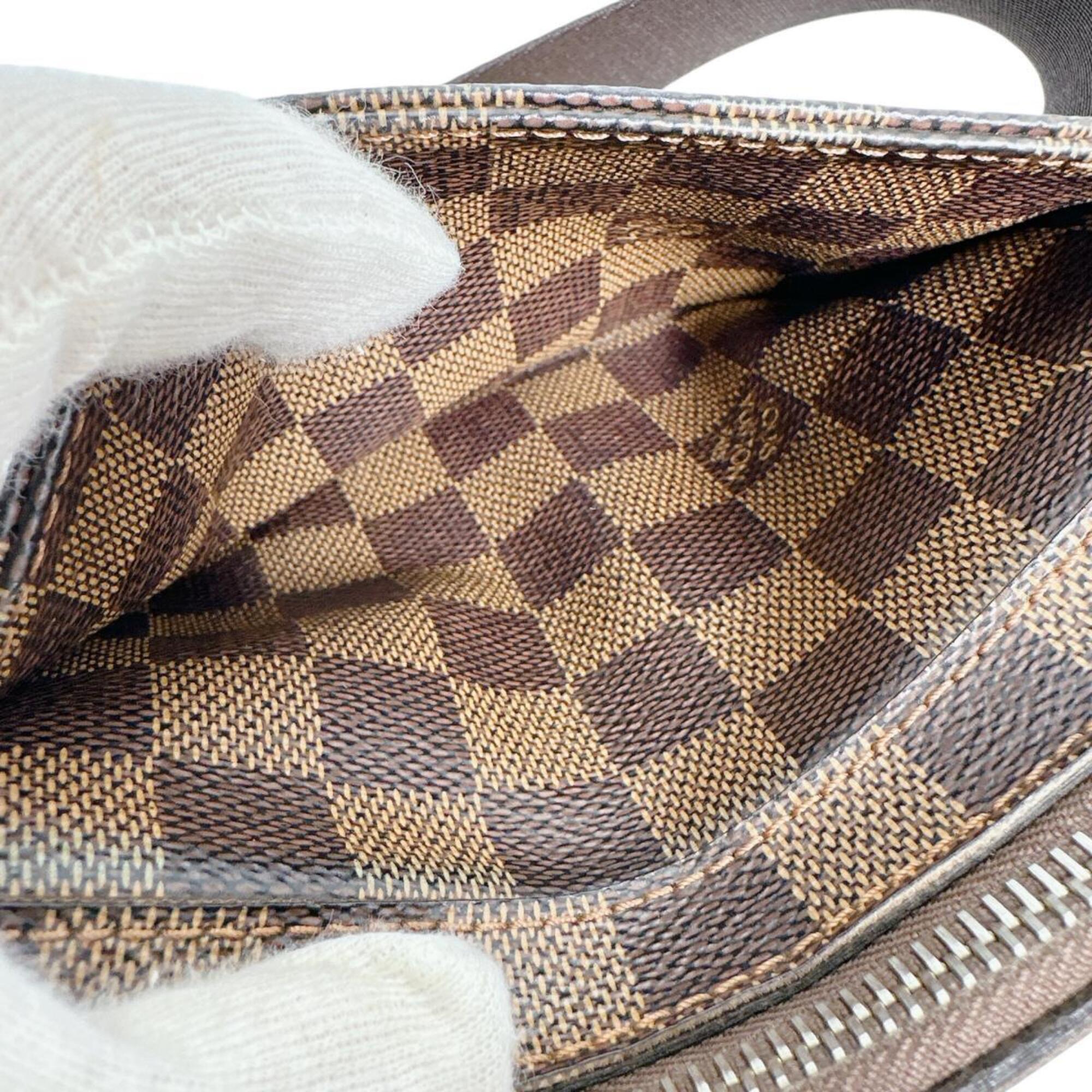 Louis Vuitton Brown Galle Or Damier Canvas Pouch Sling Bag (Pre-Owned)