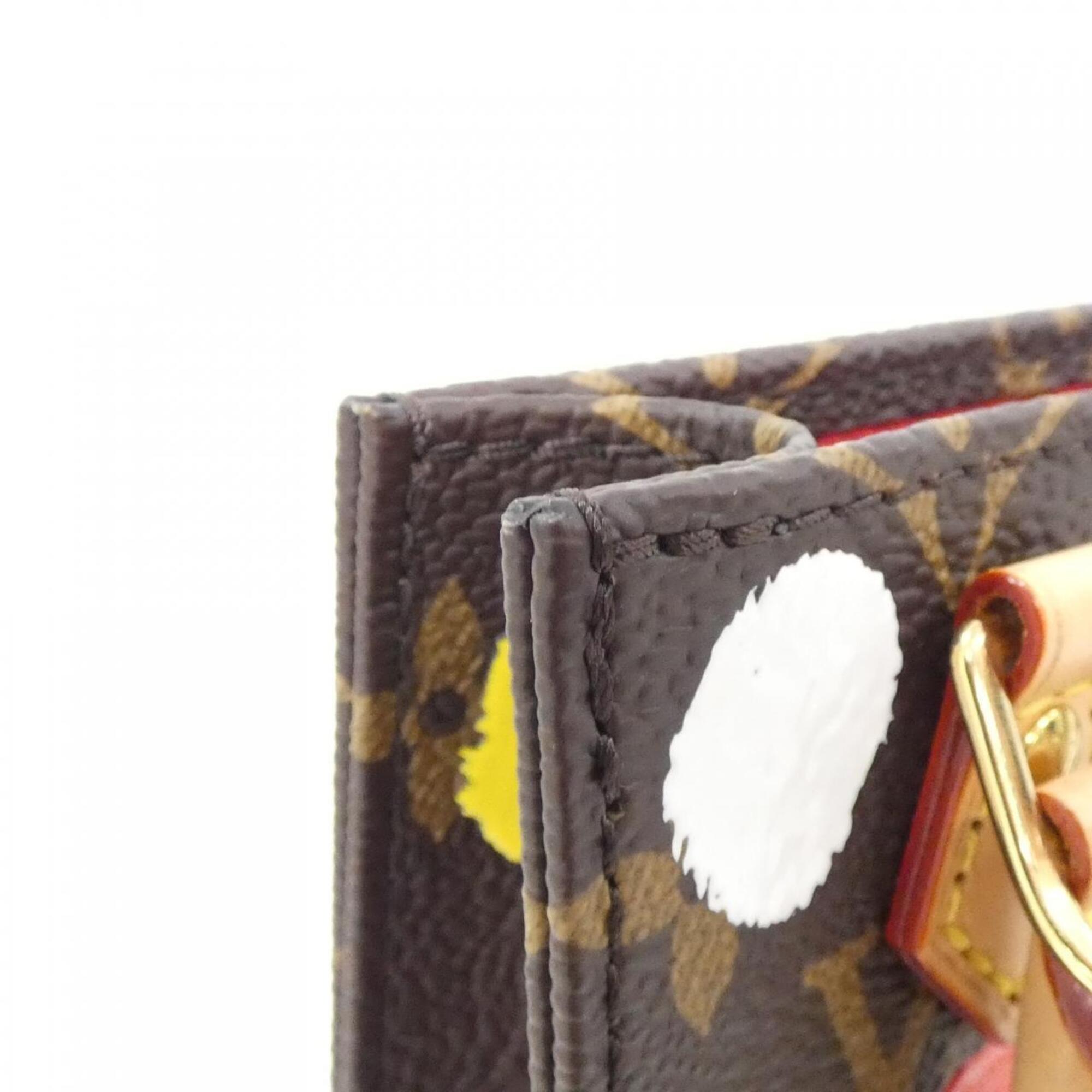 Louis Vuitton Marron Monogram Coated Canvas Handbag (Pre-Owned)