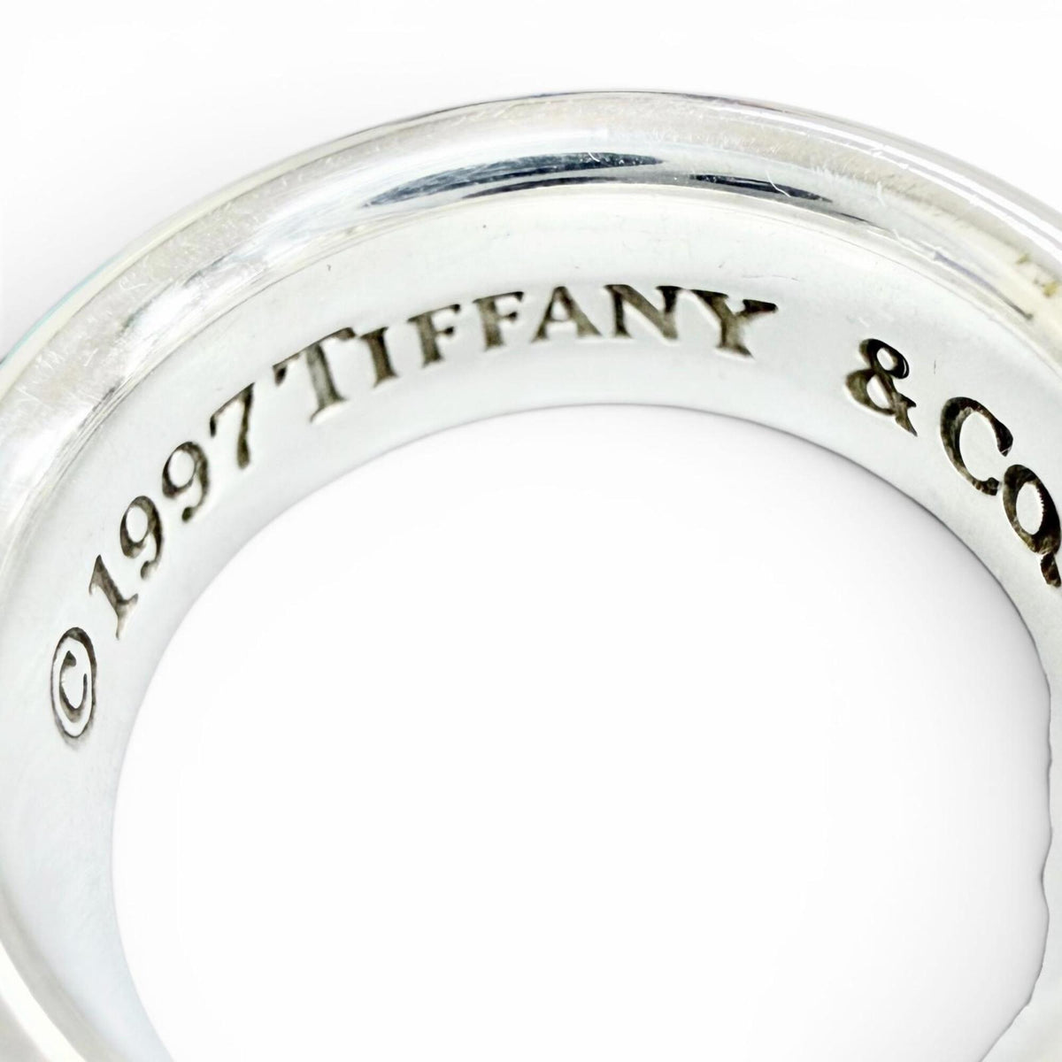 Tiffany Silver Silver 925 Band Ring (Pre-Owned)