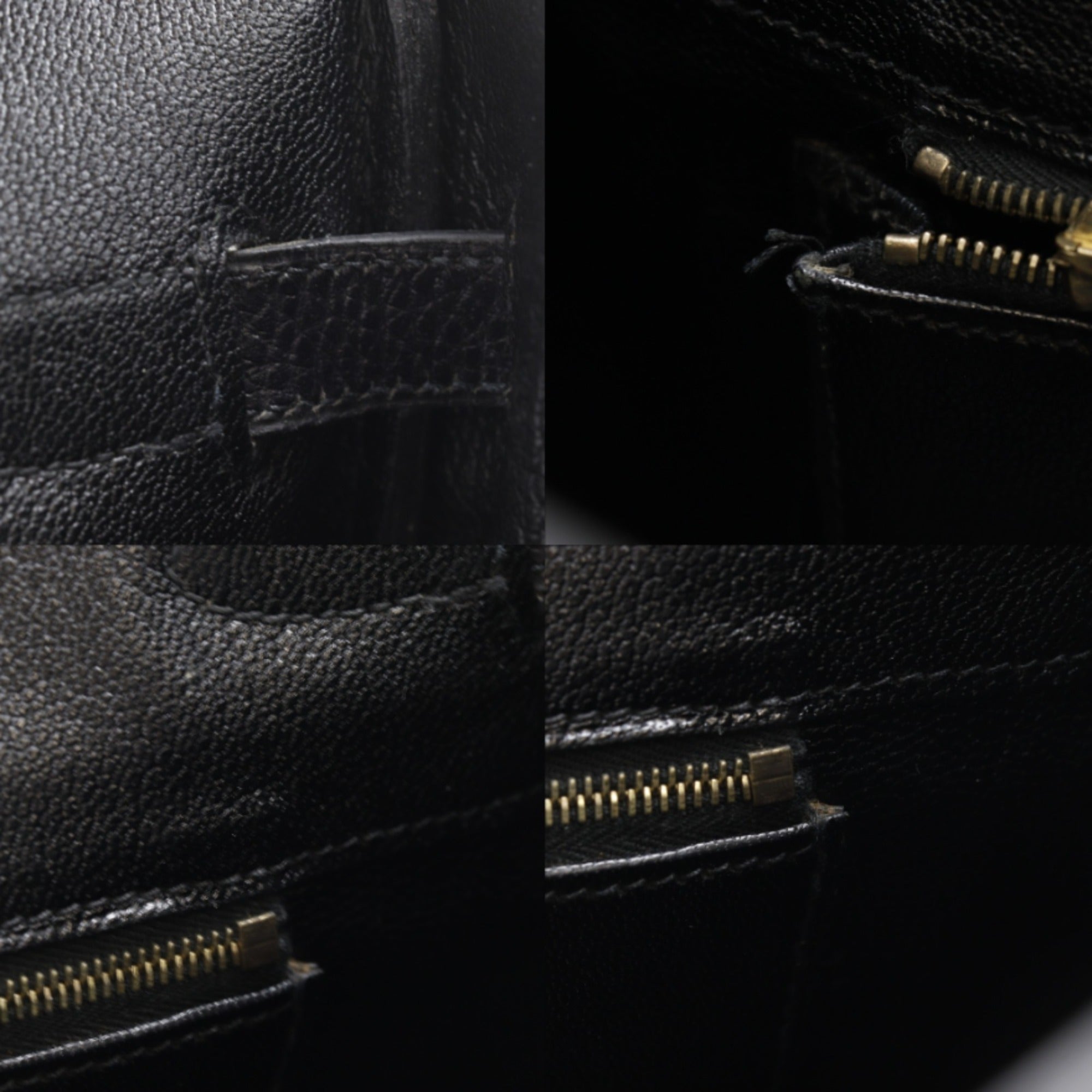 Hermes Birkin Black Fjord Leather Handbag (Pre-Owned)