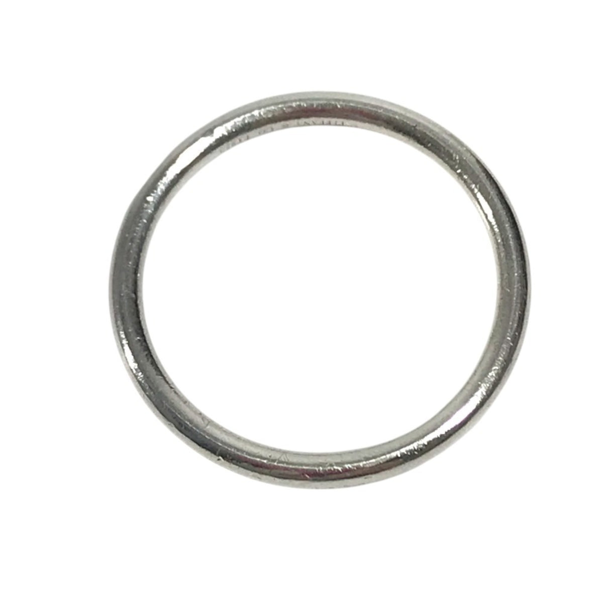 Tiffany Silver Platinum 950 Band Ring (Pre-Owned)