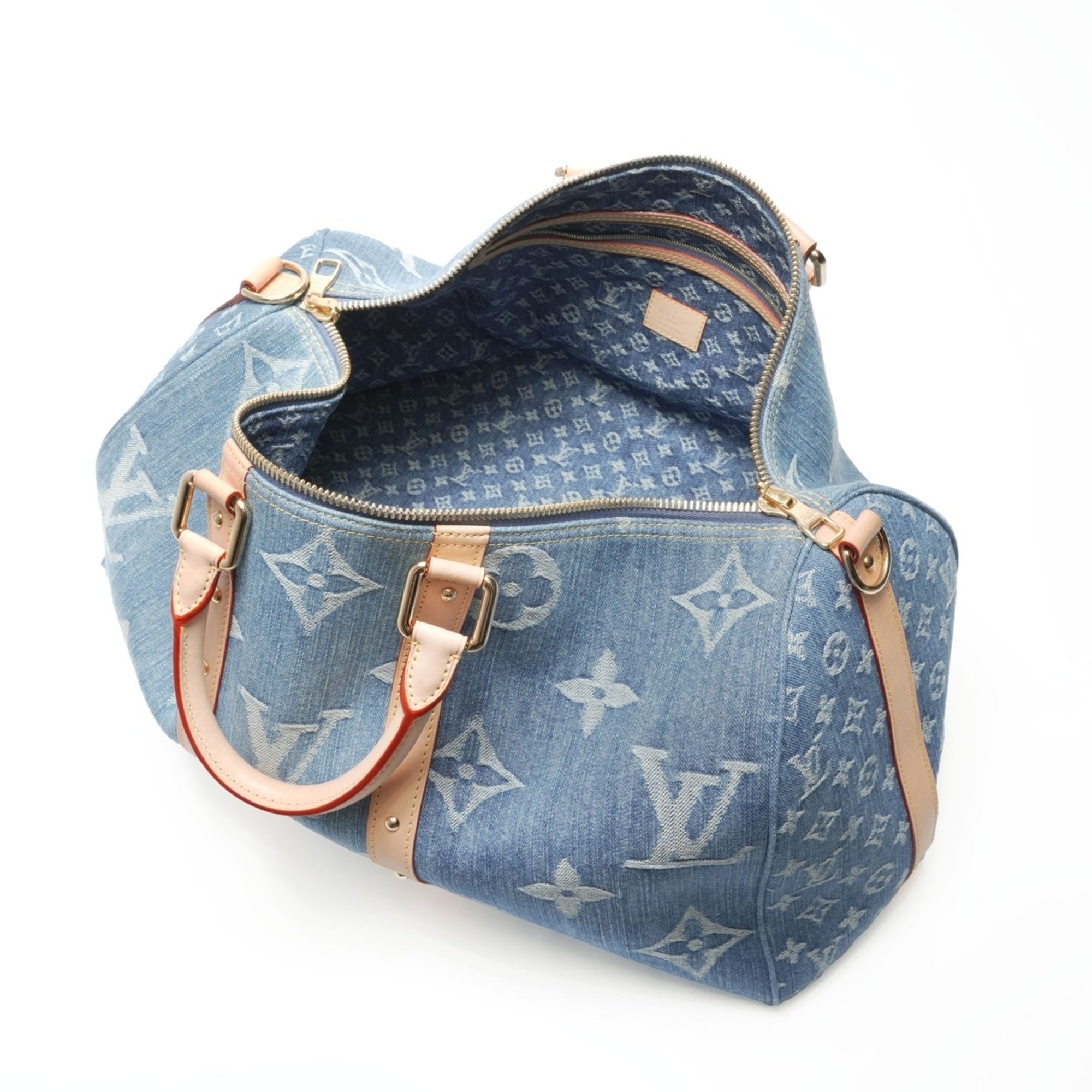 Louis Vuitton Navy Boston Bag (Pre-Owned)