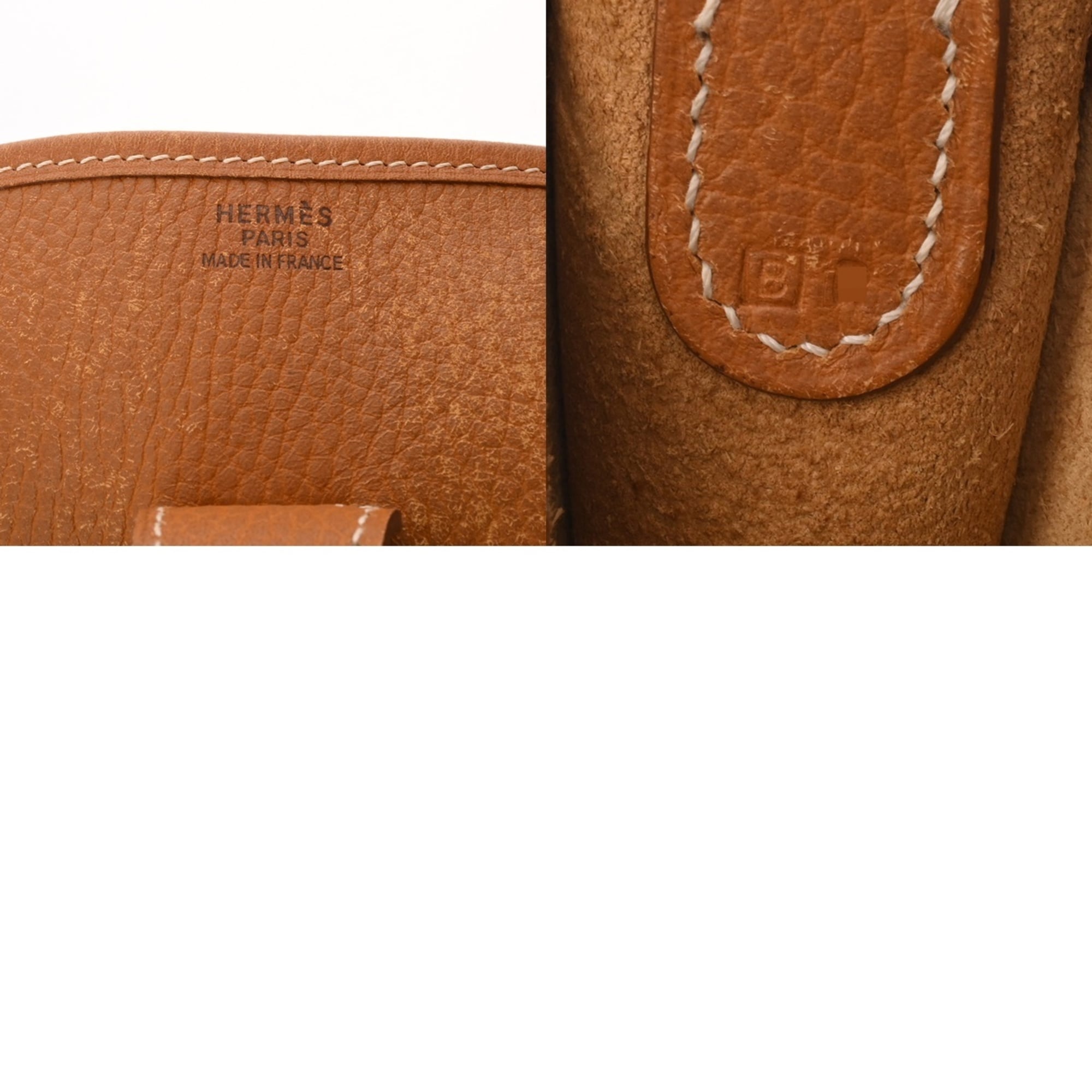 Hermes Evelyne Natural Ardennes Leather Shoulder Bag (Pre-Owned)